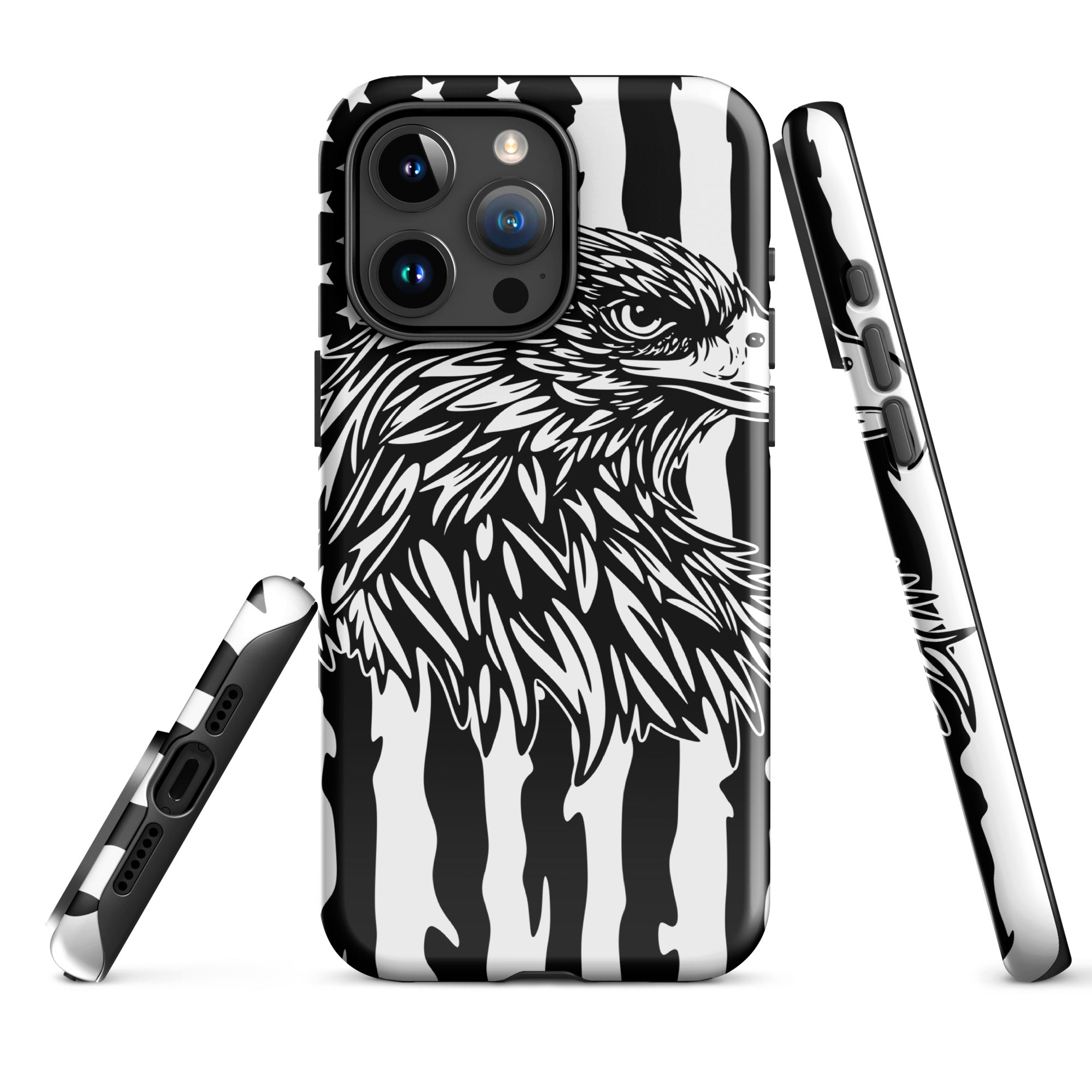 Tough Case for iPhone®- Eagle Mono