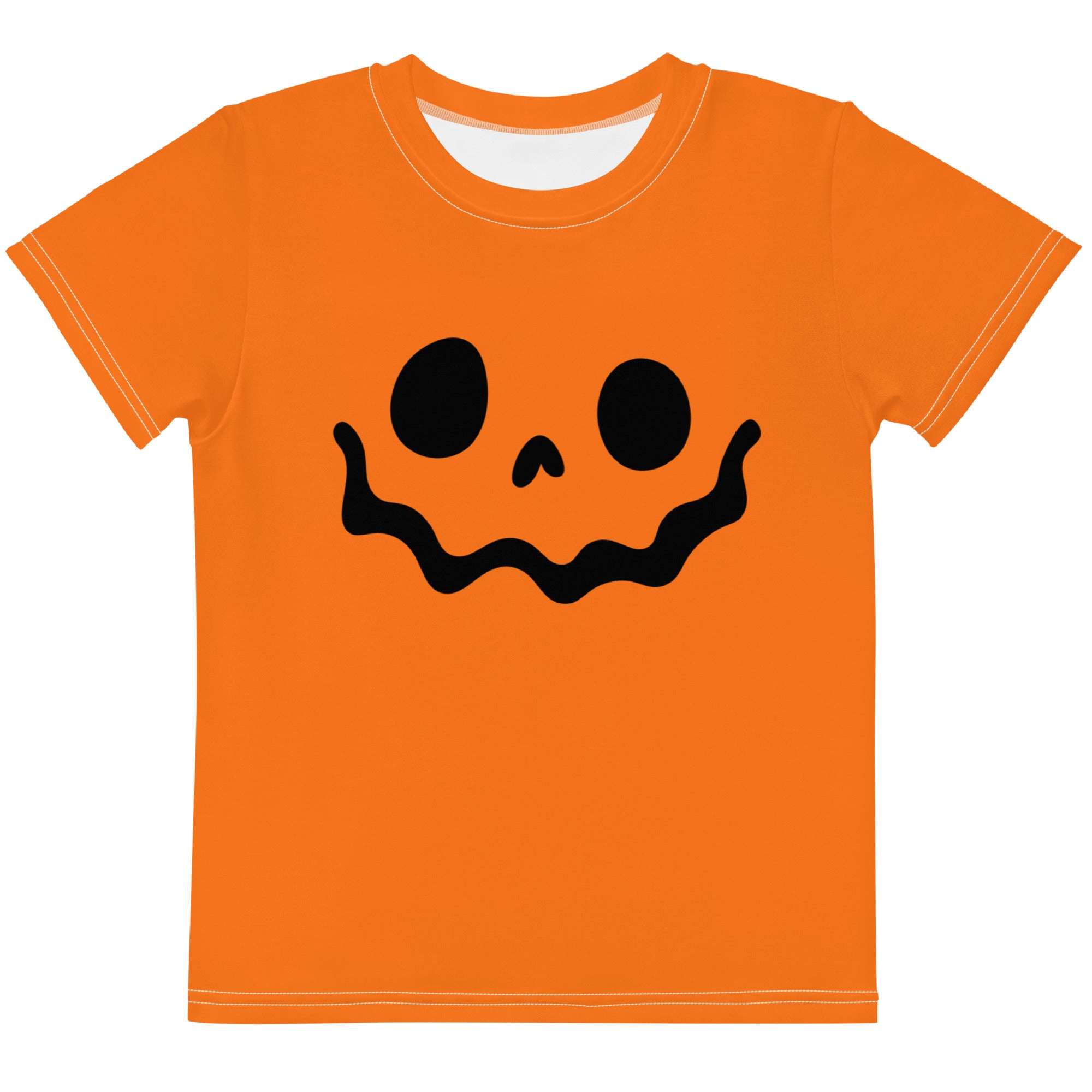 Kids crew neck t-shirt-Spooky smile III