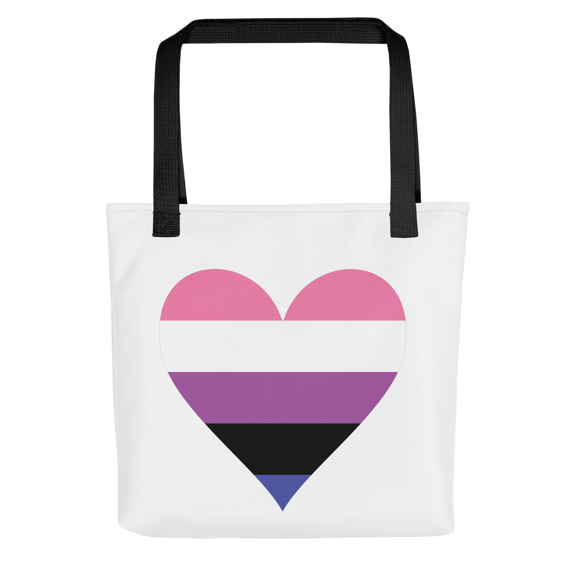 Tote bag- Genderfluid Heart