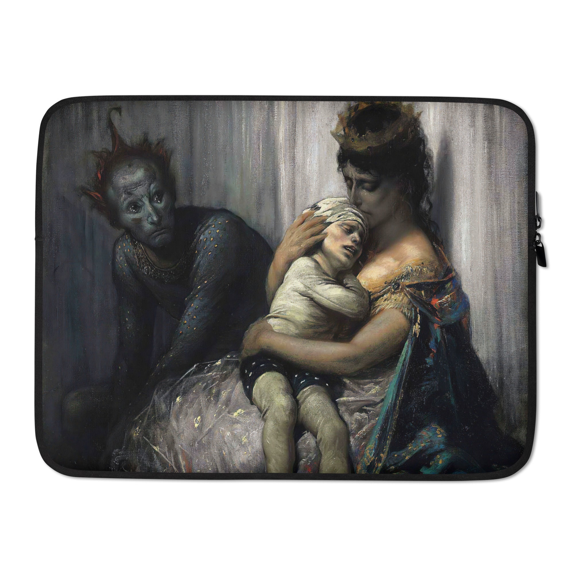 Laptop Sleeve-Gustave Dore-La Famille du Saltimbanque lenfant Blesse