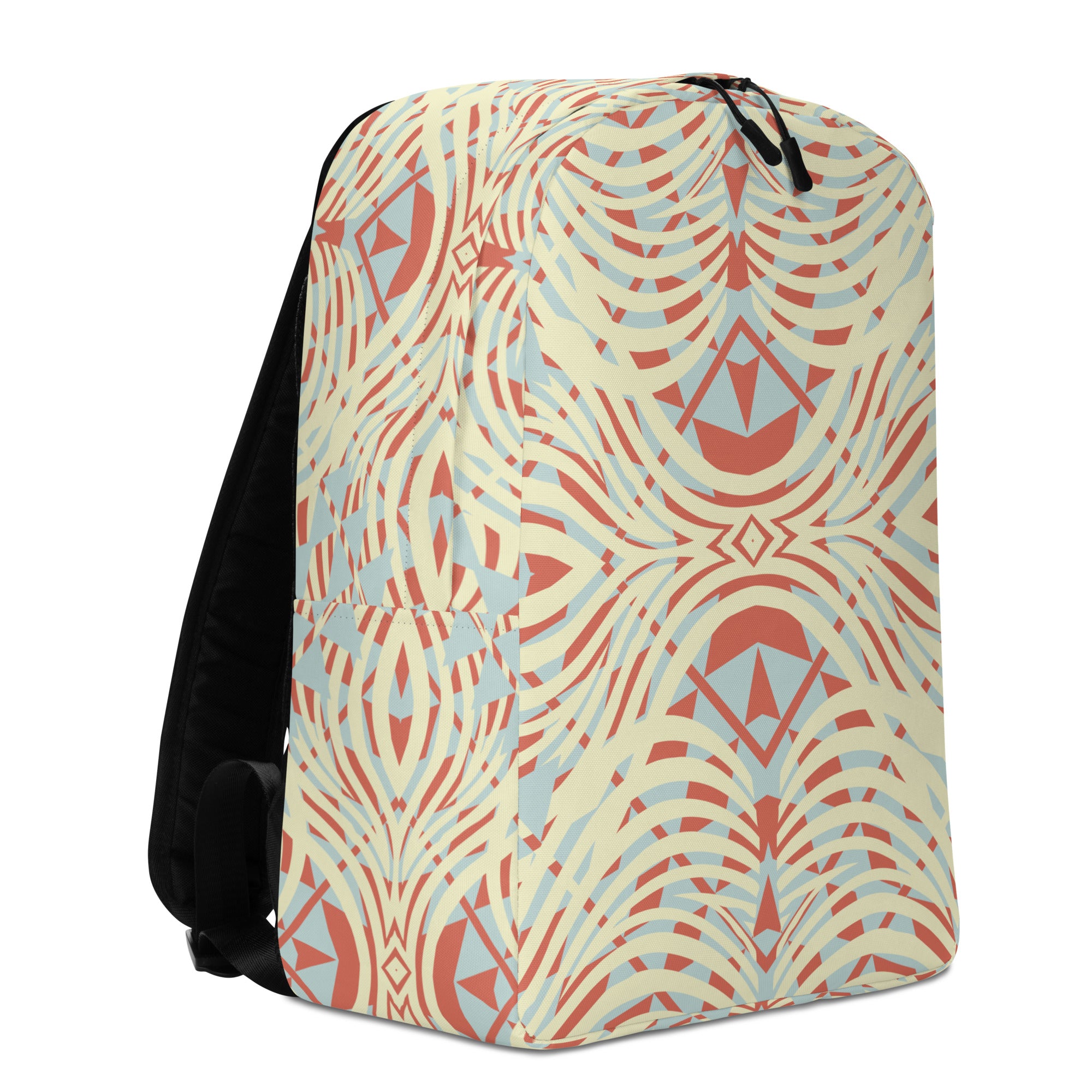 Minimalist Backpack- African Motif Pattern III