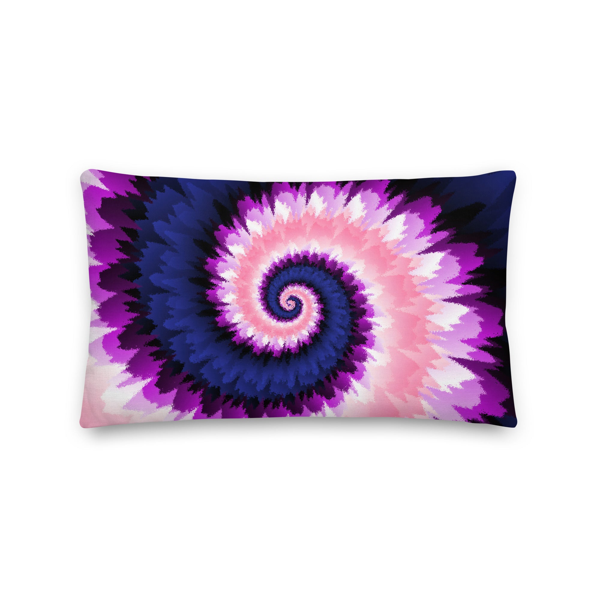 Premium Pillow-Tie Dye Spiral-Genderfluid