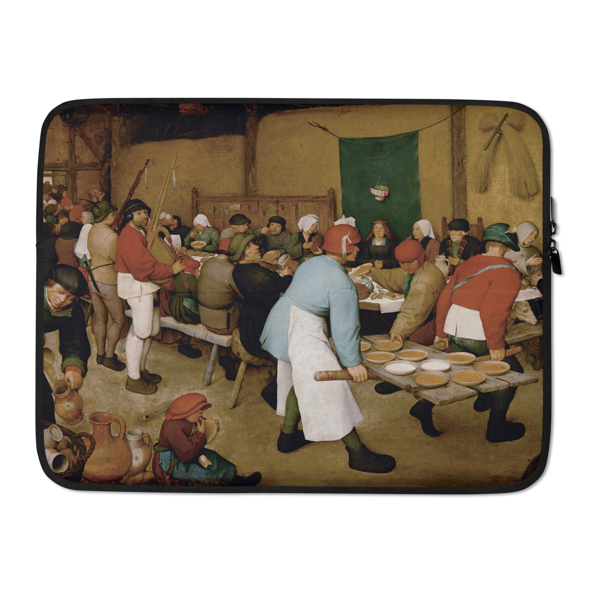 Laptop Sleeve-Pieter Bruegel the Elder-Peasant Wedding