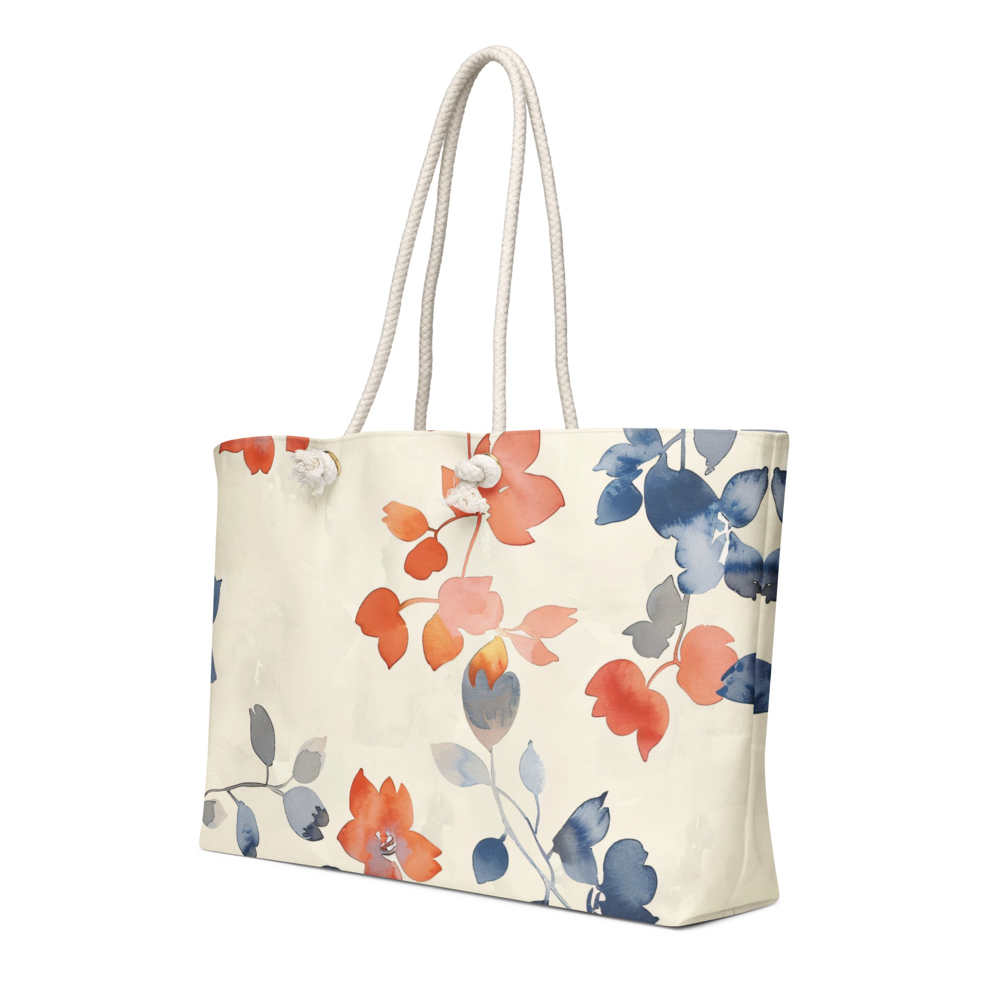 Oversized weekender bag-Japanese Floral art I