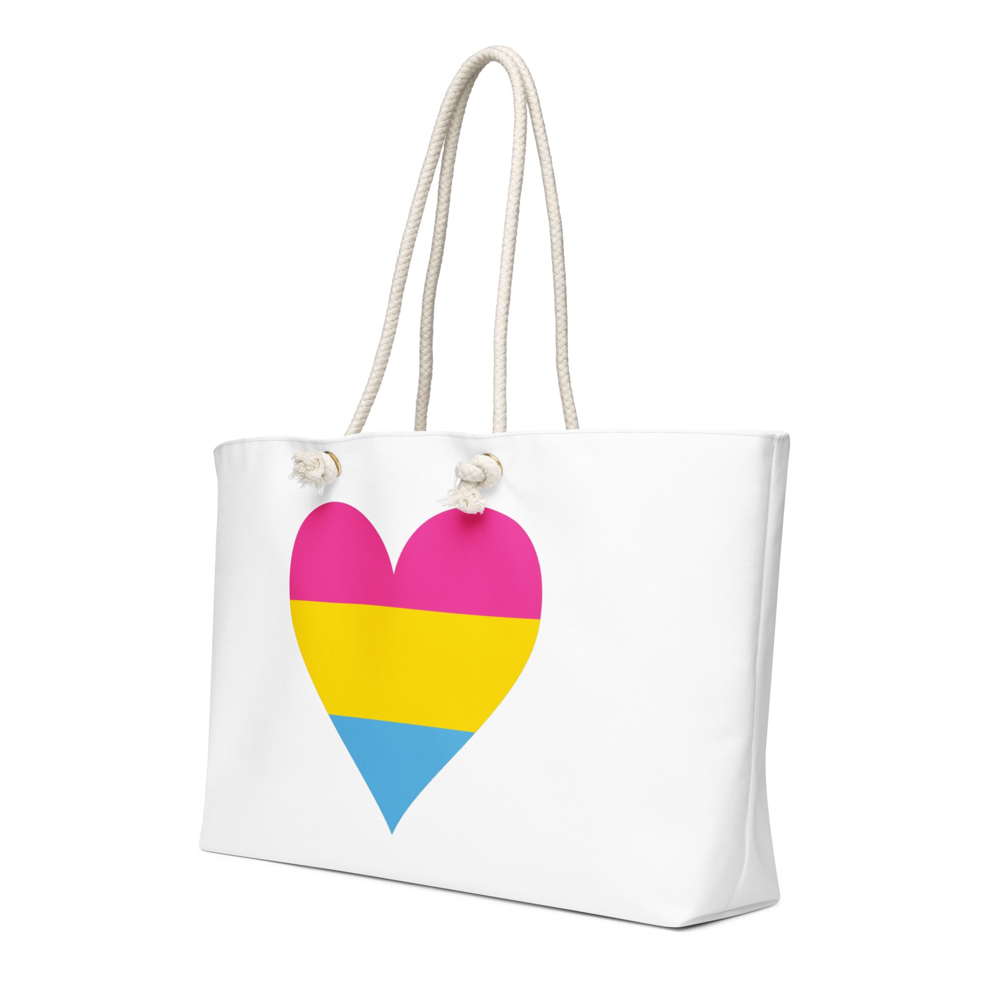 Oversized weekender bag-Pansexual Heart