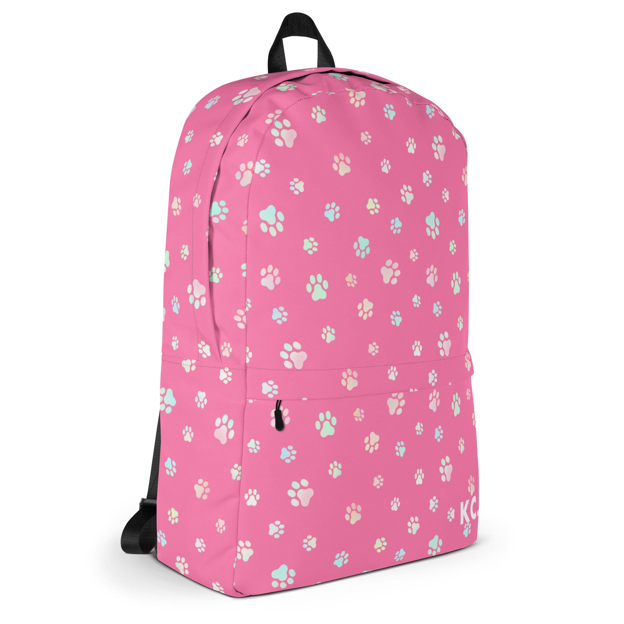 Dog Paws Backpack-Pink