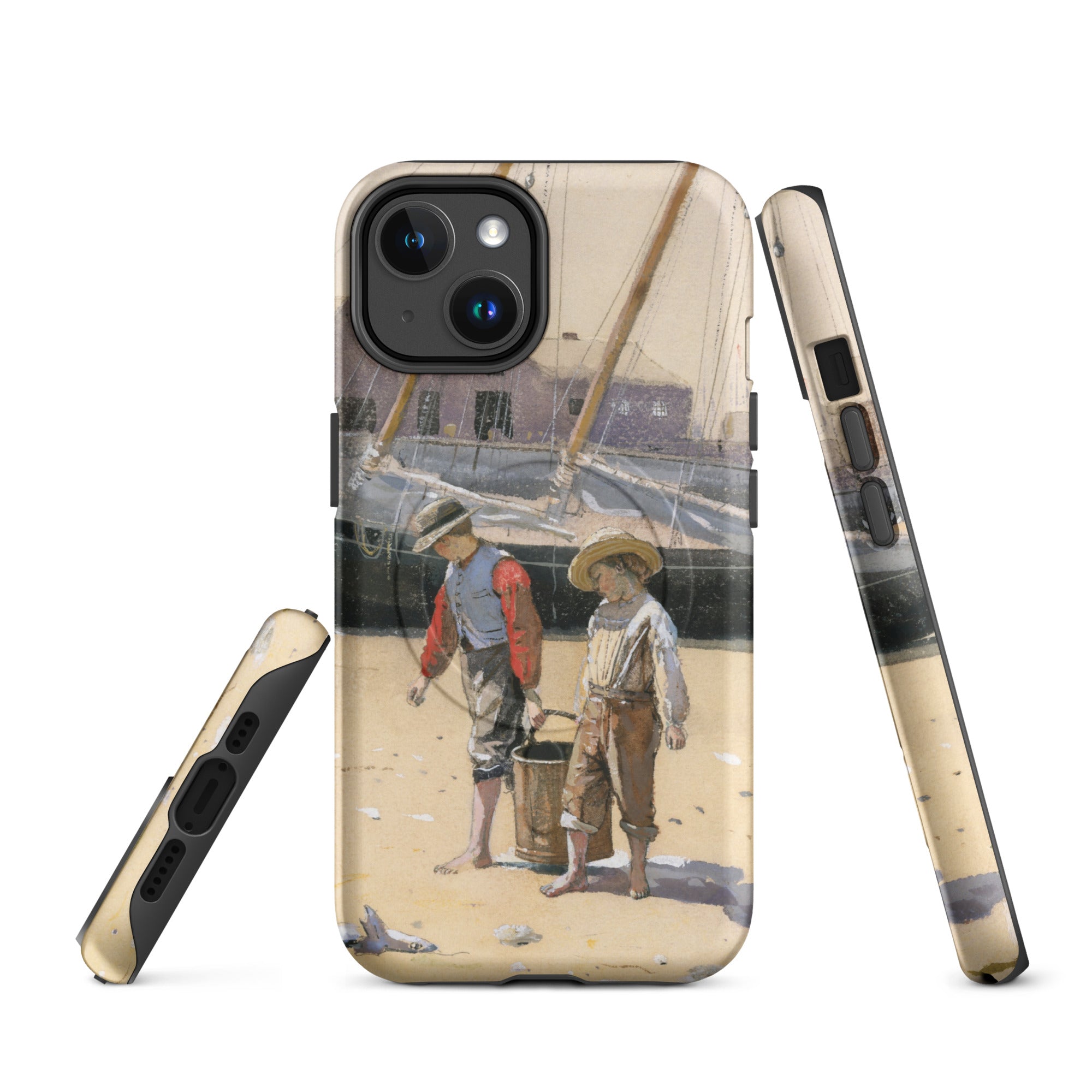MagSafe® tough case for iPhone®-Winslow Homer-Basket of Clams 1873