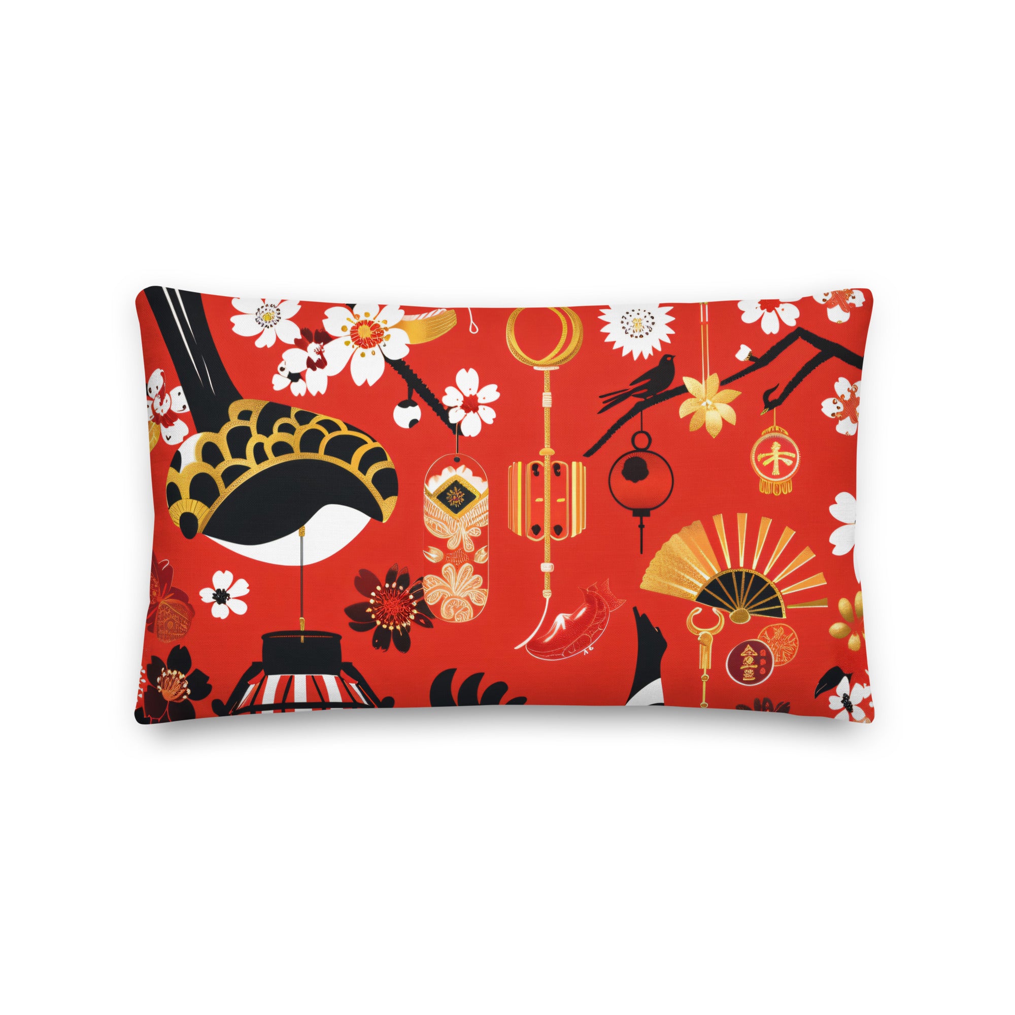 Premium Pillow-Traditional Japanese Arts VII