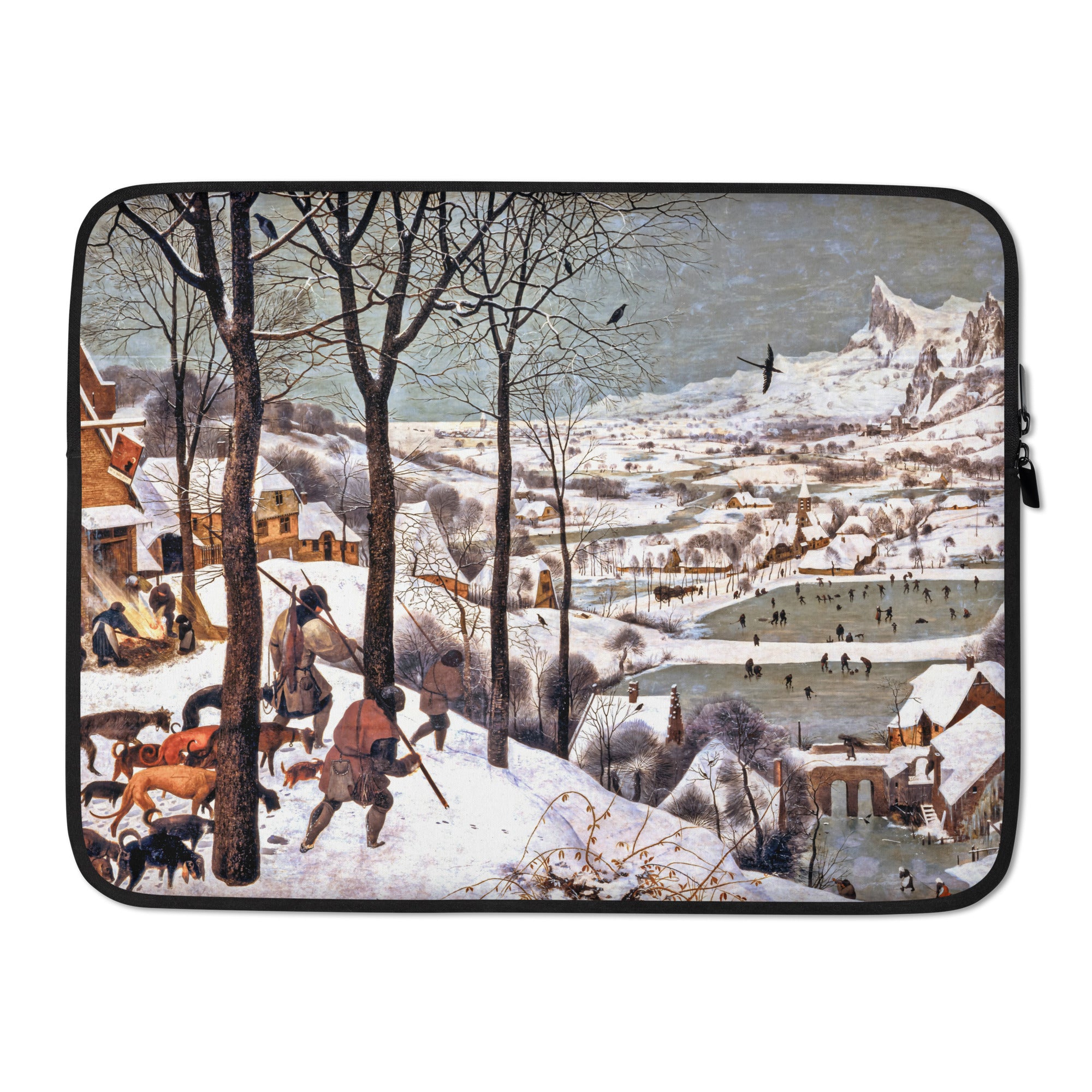 Laptop Sleeve-Pieter Bruegel the Elder-Hunters in the Snow