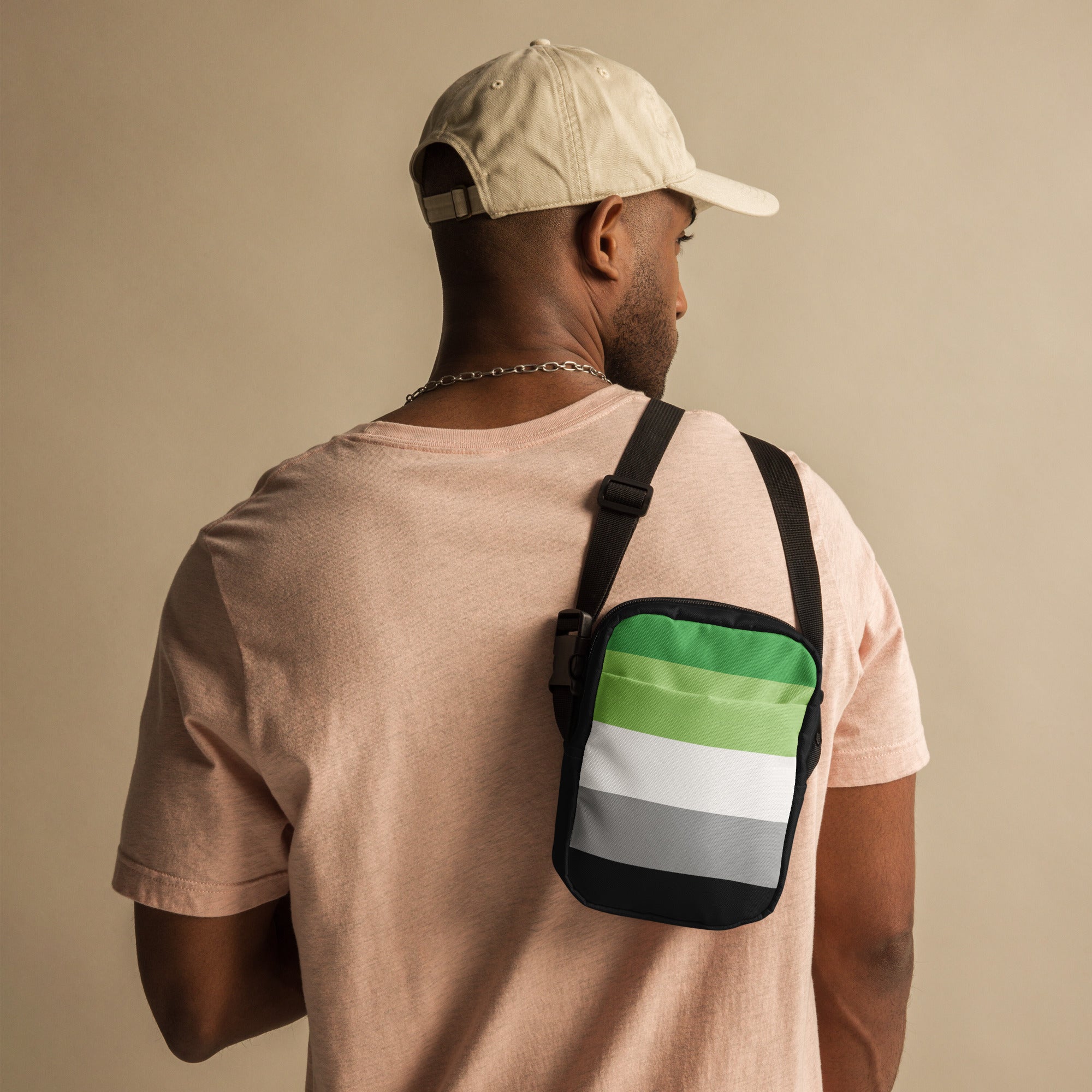 Utility crossbody bag- Aromantic