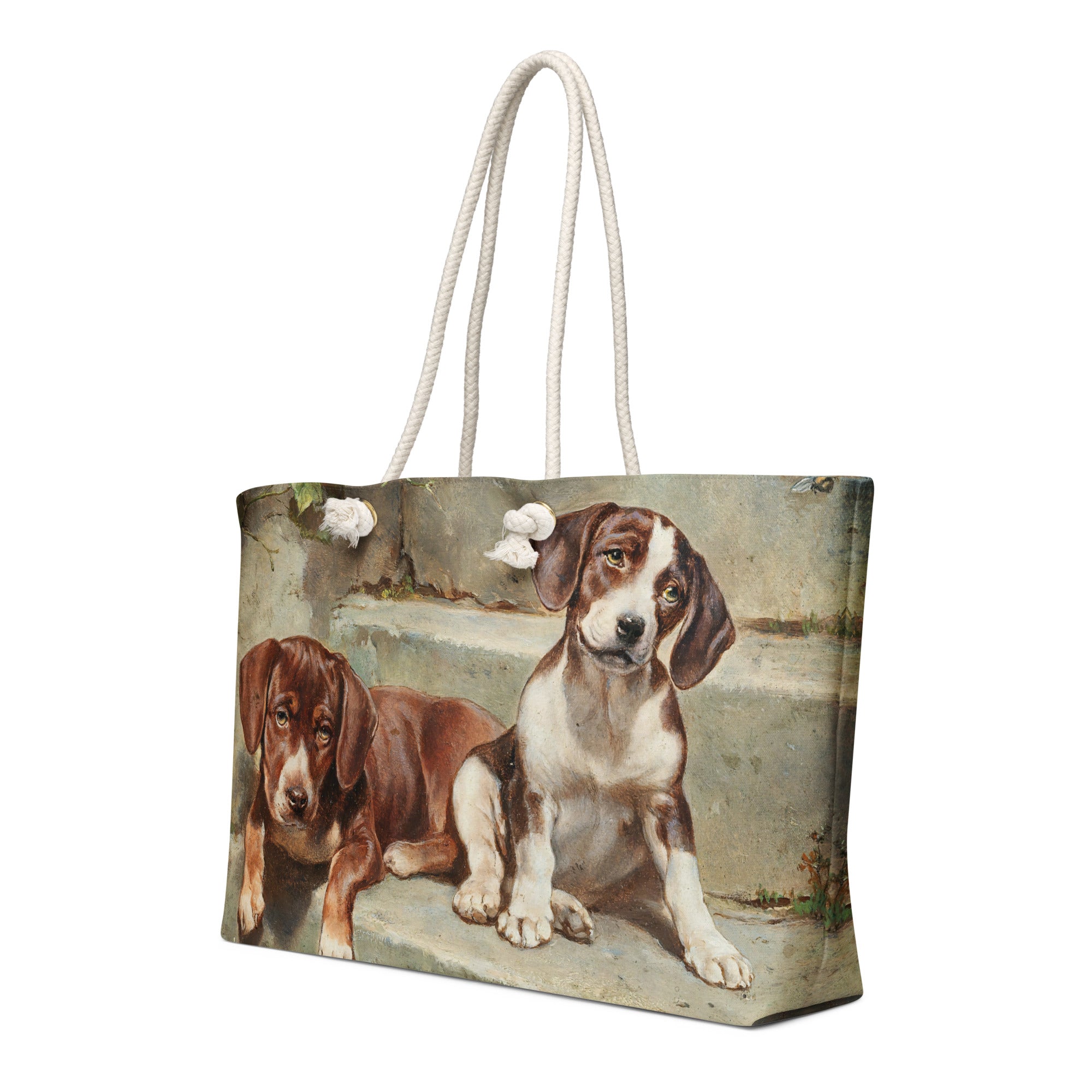 Oversized weekender bag-Gestrte Siesta