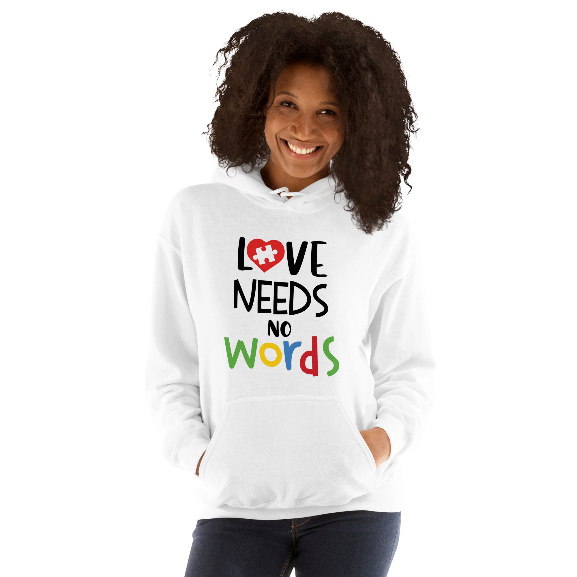Unisex Hoodie- Love needs no words