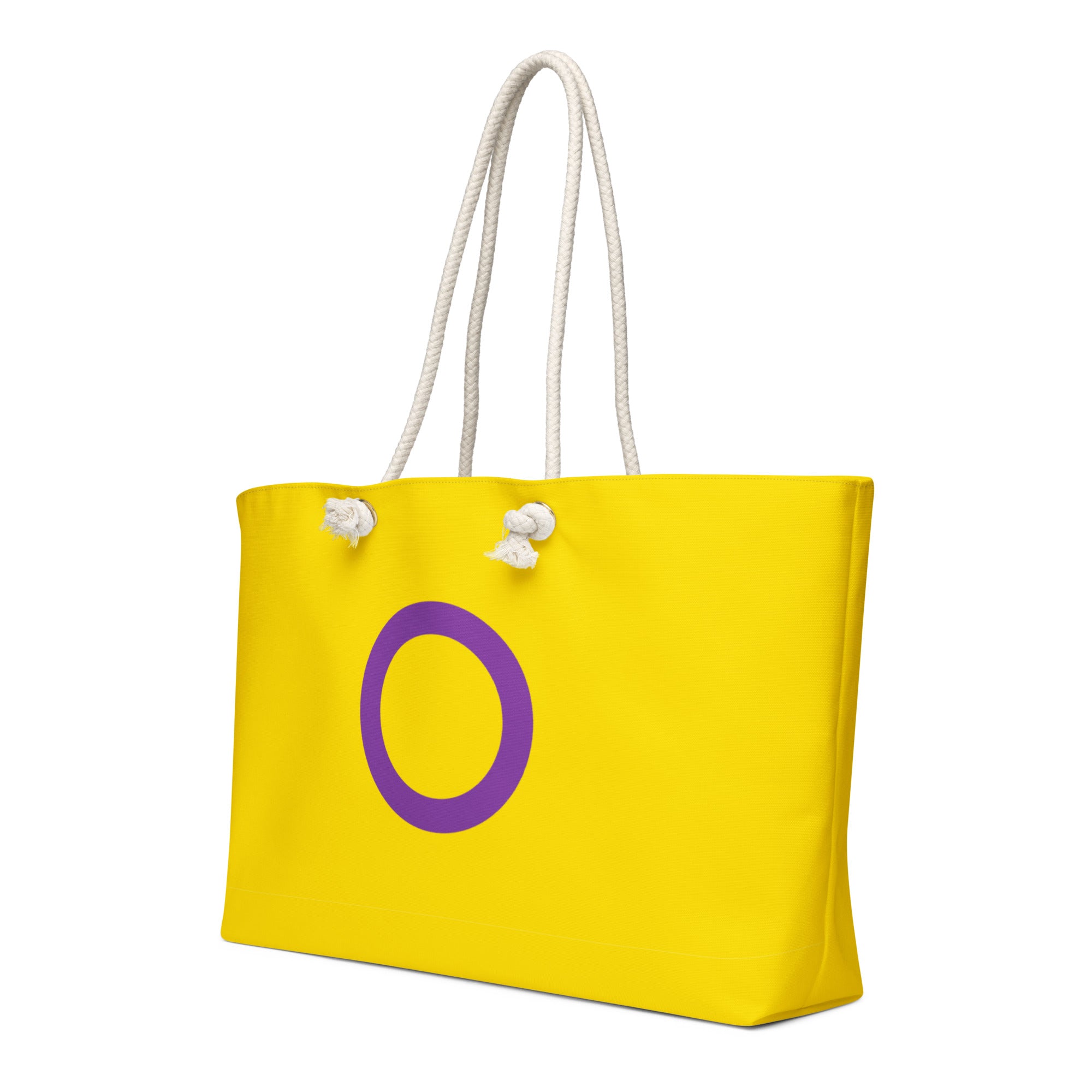 Oversized weekender bag-Intersex Flag