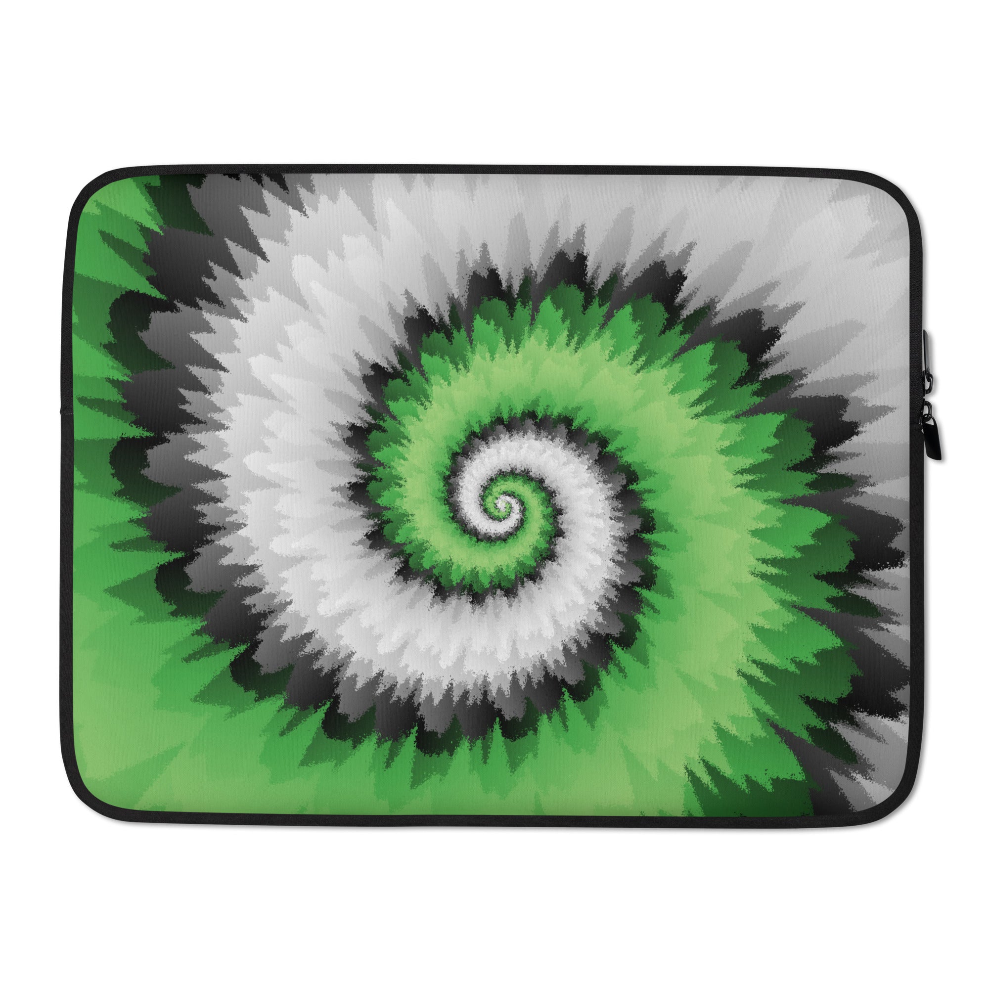 Laptop Sleeve-Tie Dye Spiral-Aromantic