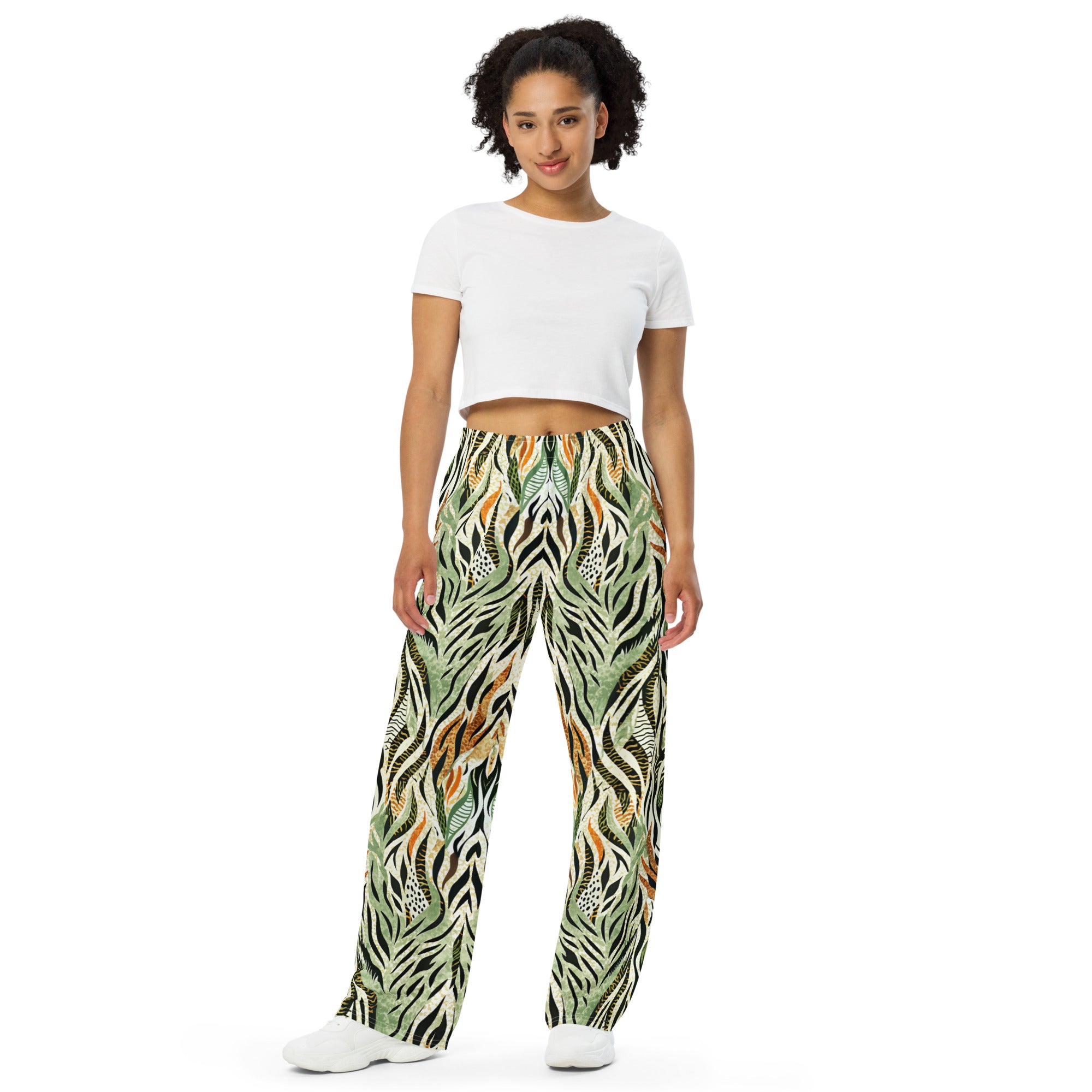 unisex wide-leg pants- Nature Design II