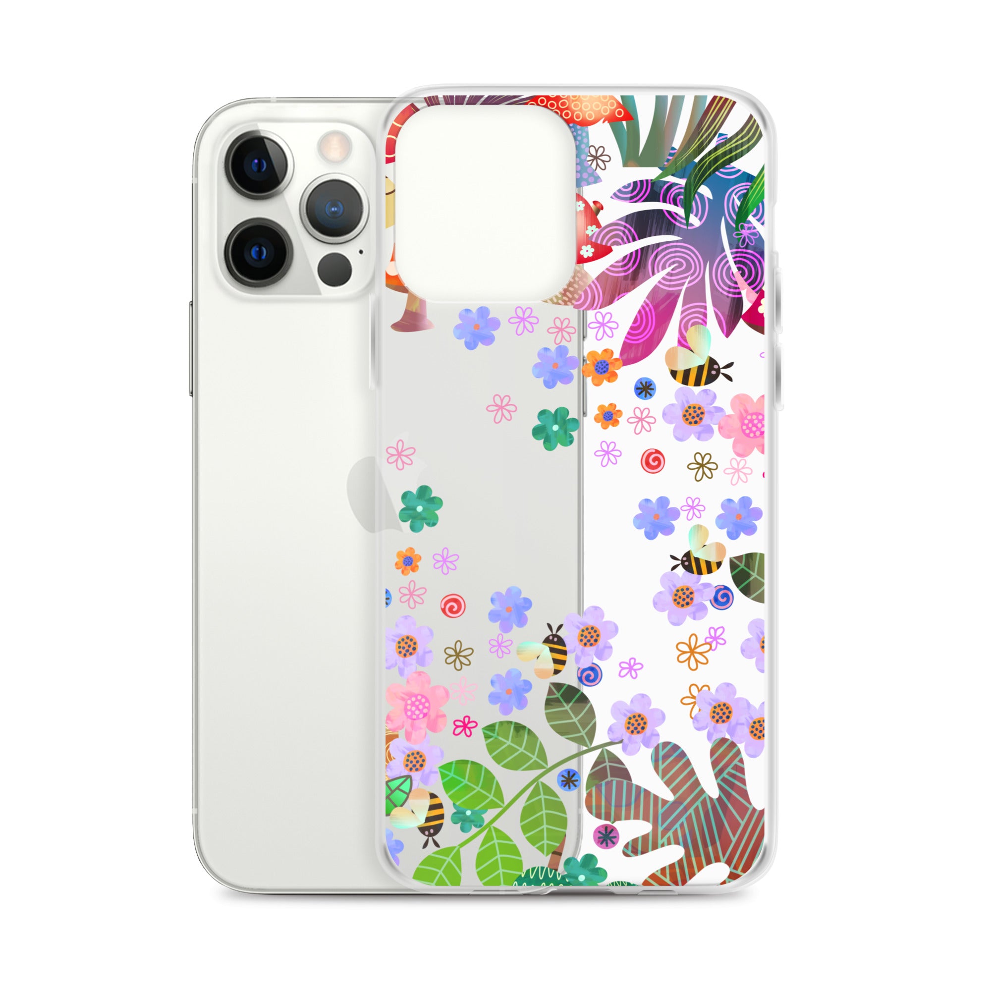 Clear Case for iPhone®- Enchanted Forest Design V