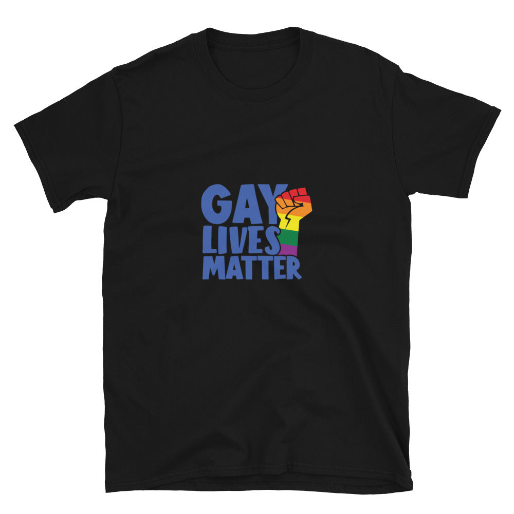 Short-Sleeve Unisex T-Shirt- Gay lives matter