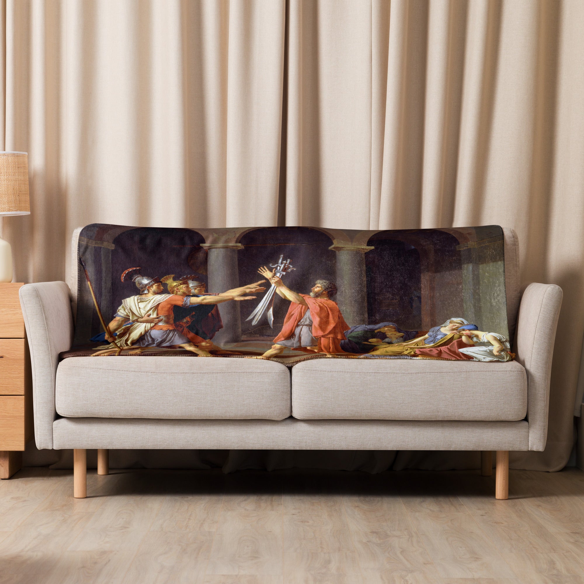 Sherpa blanket-Oath of the Horatii