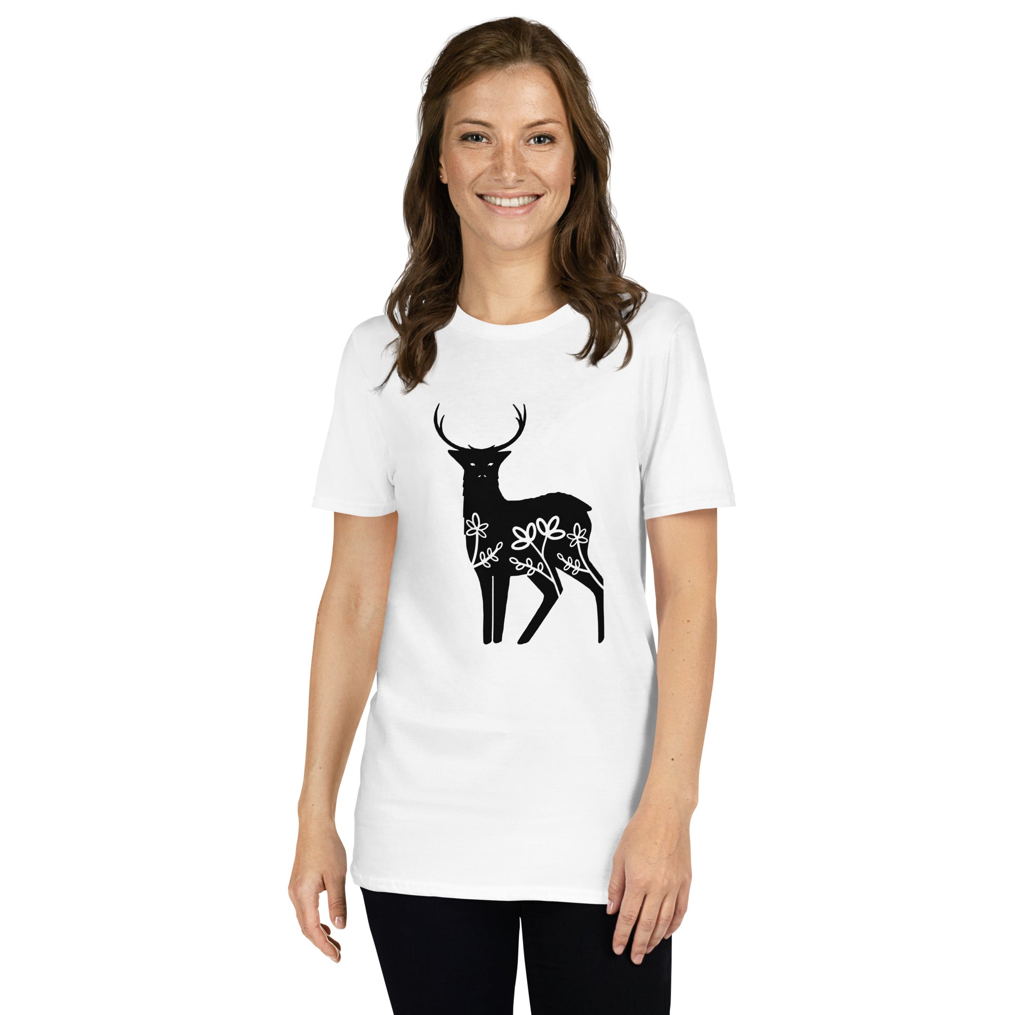Short-Sleeve Unisex T-Shirt- Deer