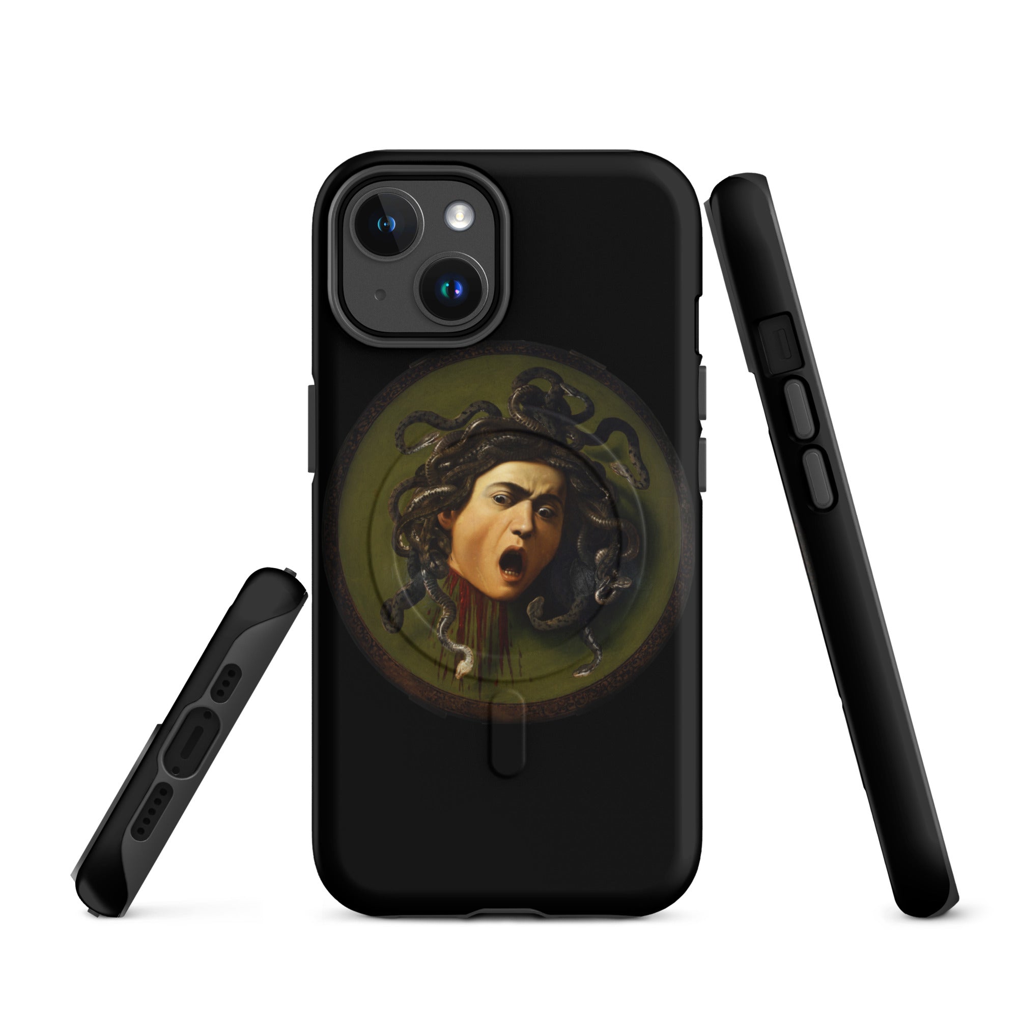MagSafe® tough case for iPhone®-Caravaggio-Medusa 1597