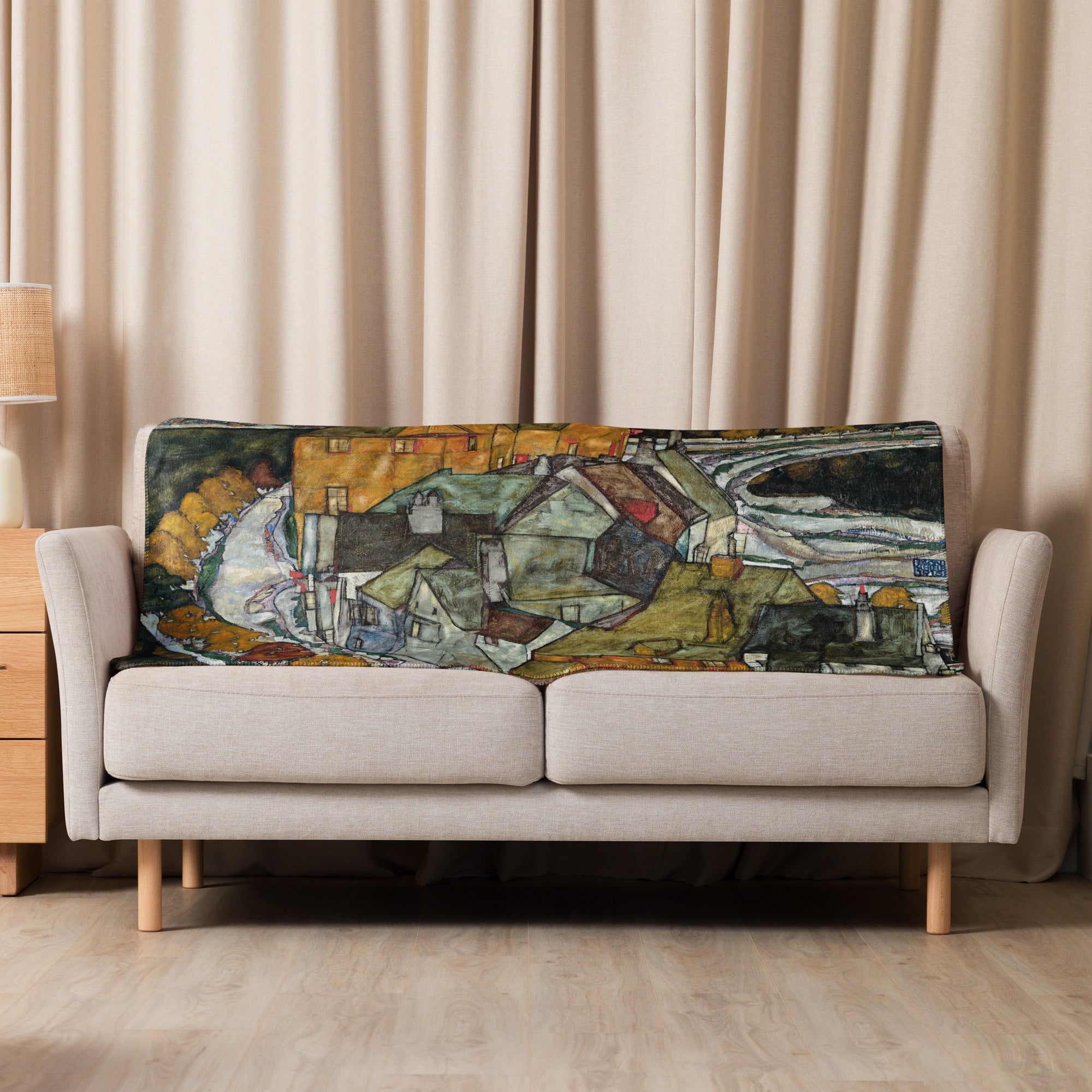 Sherpa blanket-Crescent of houses