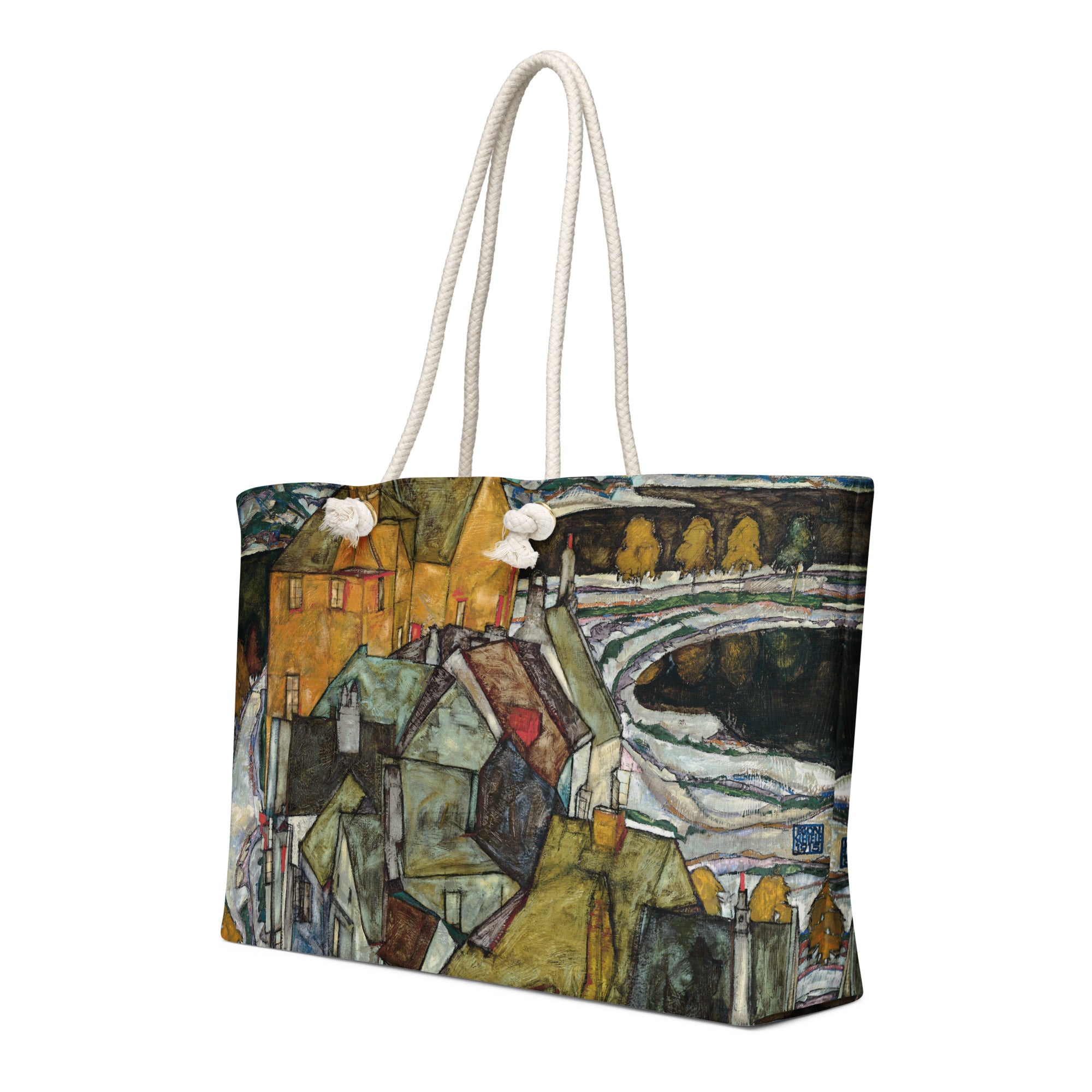 Oversized weekender bag-Crescent of Houses