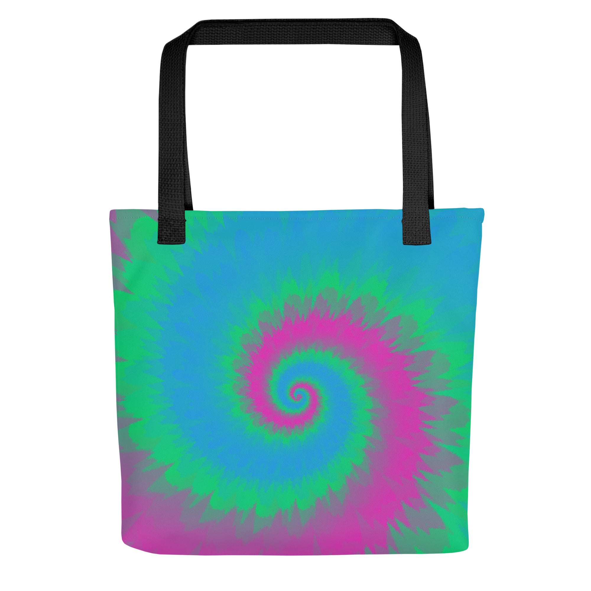 Tote bag-Tie Dye Spiral - Polysexual