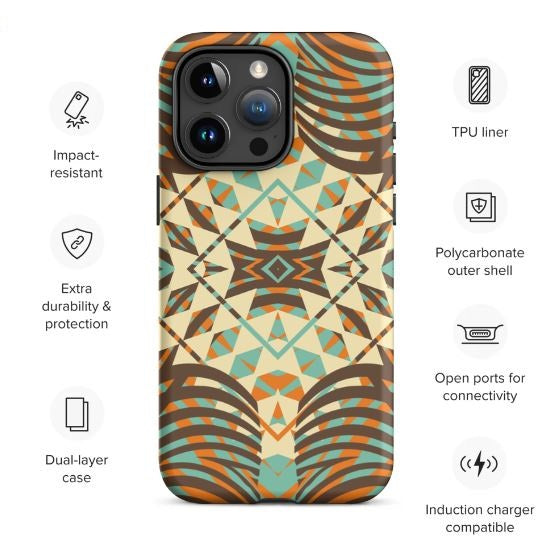Tough Case for iPhone®- African Motif Pattern IV