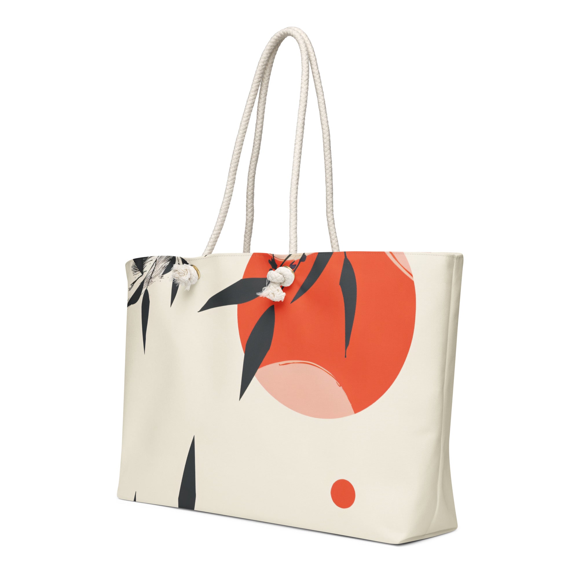 Oversized weekender bag-Japanese Sunset II