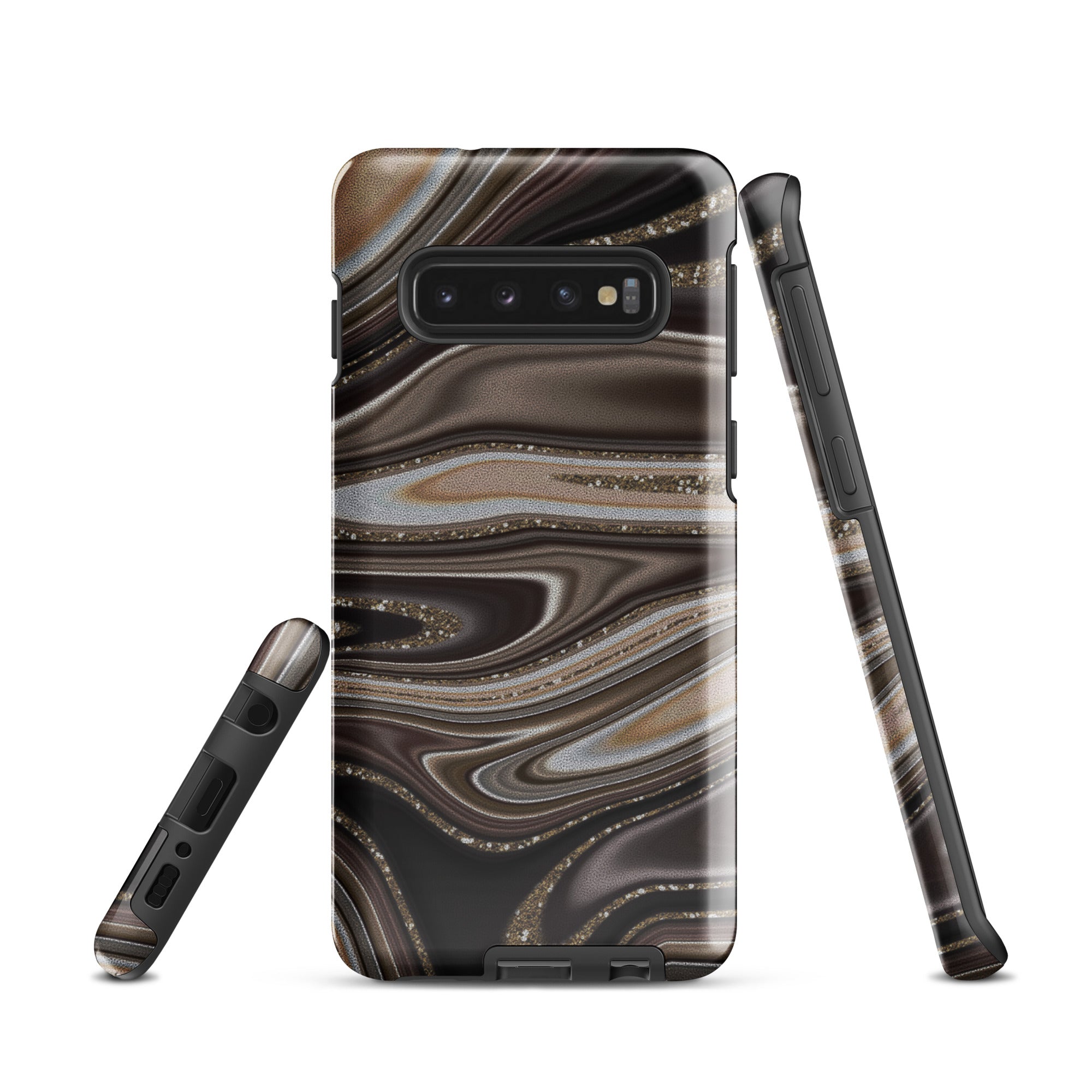 Tough case for Samsung®- Abstract Leather