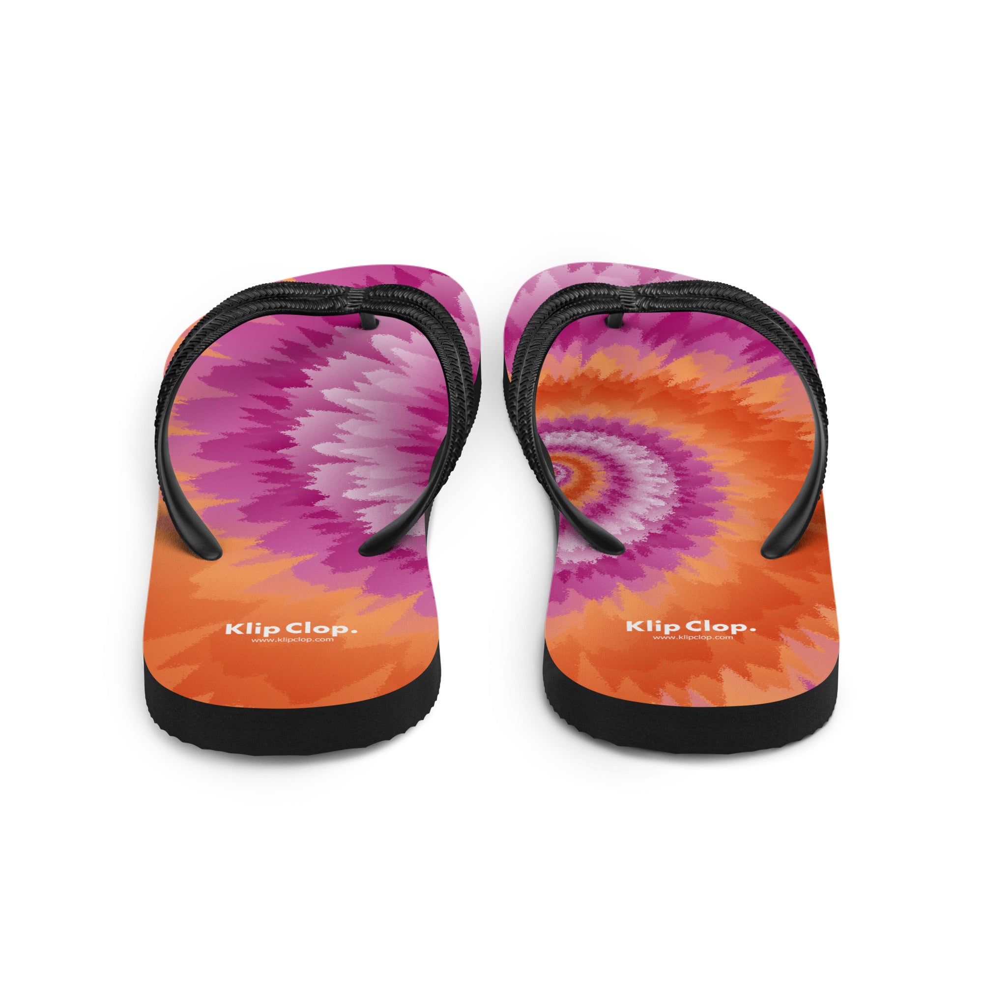 Flip-Flops-Tie Dye Spiral-Lesbian