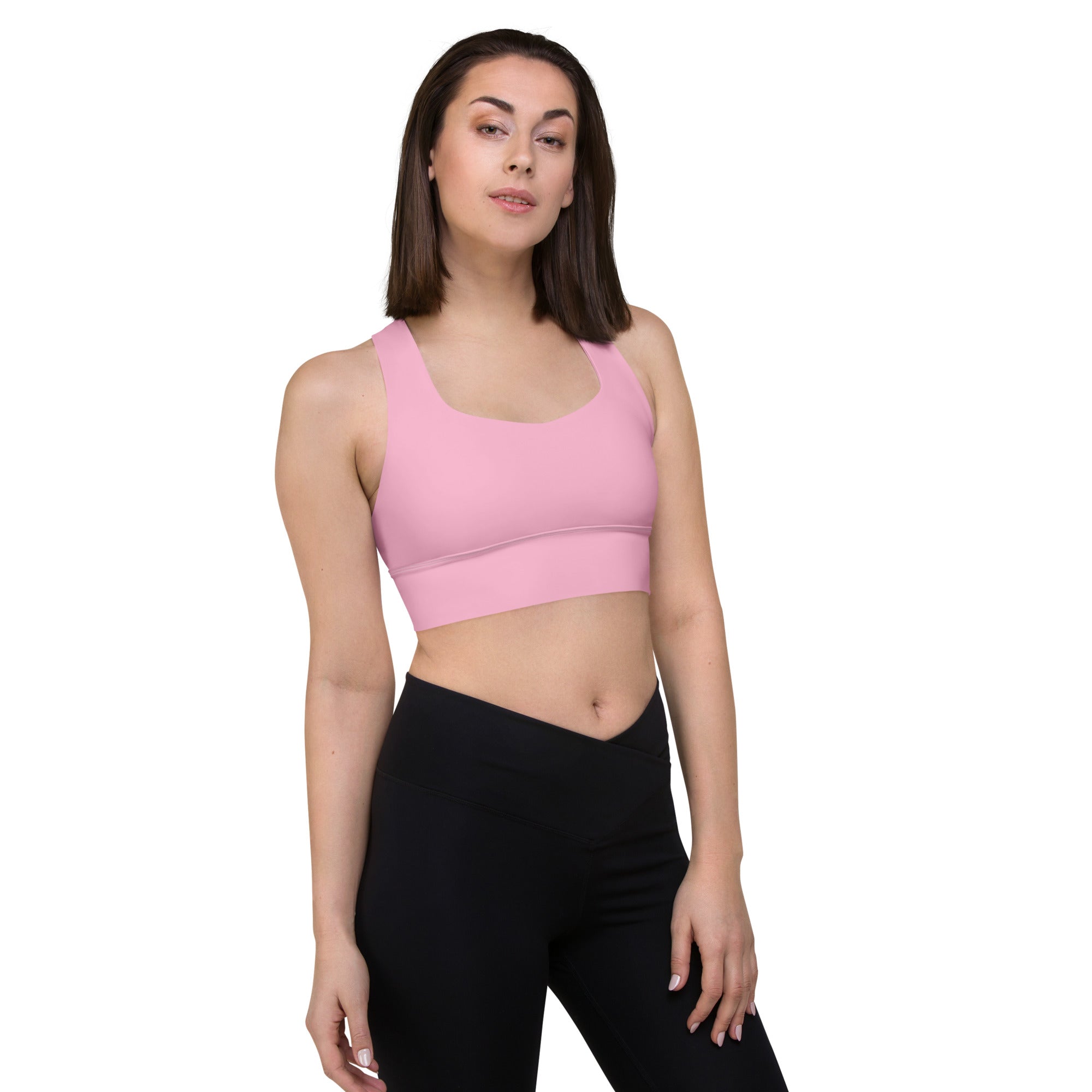 Longline sports bra- Cotton Candy