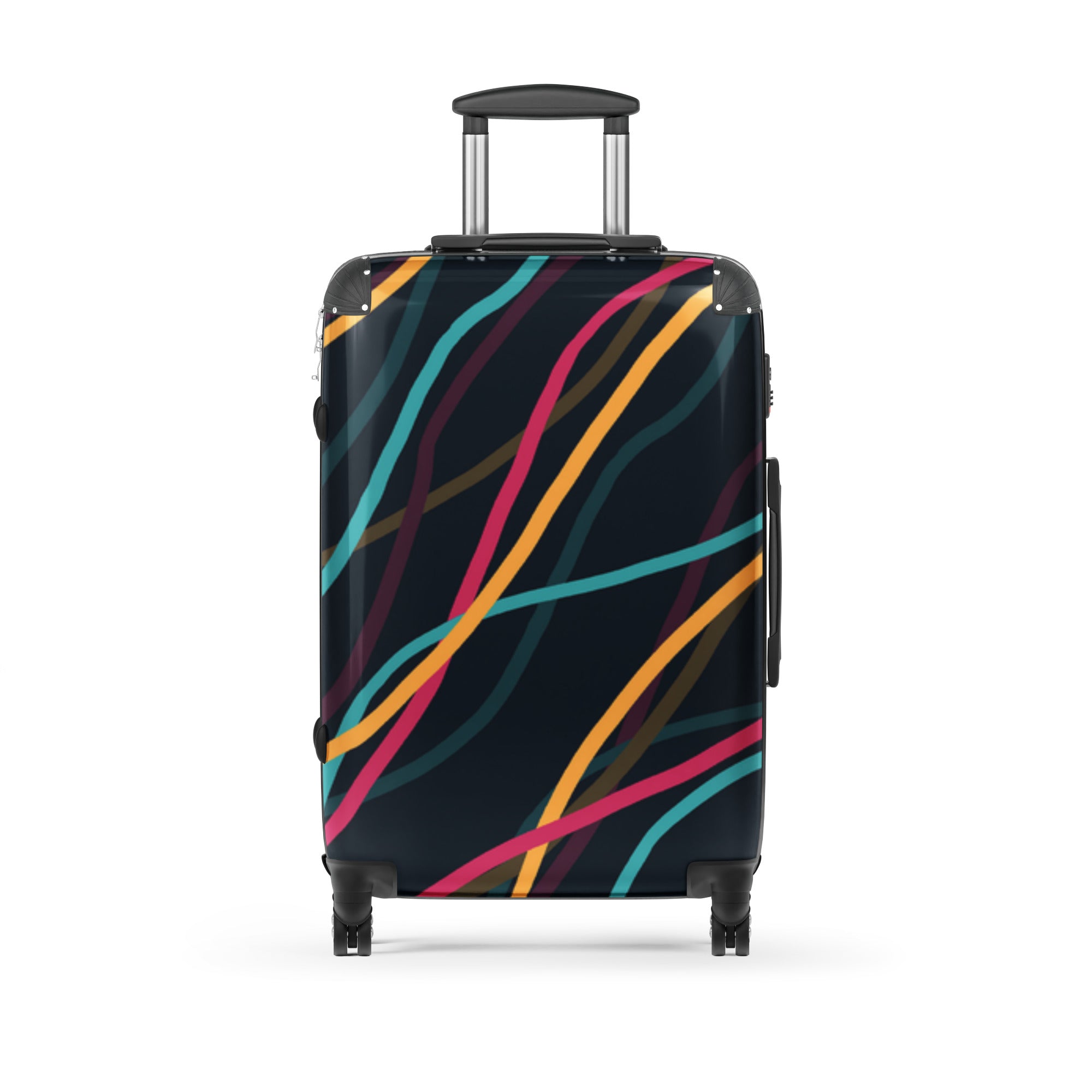 Hard-shell suitcase-Colorful Lines