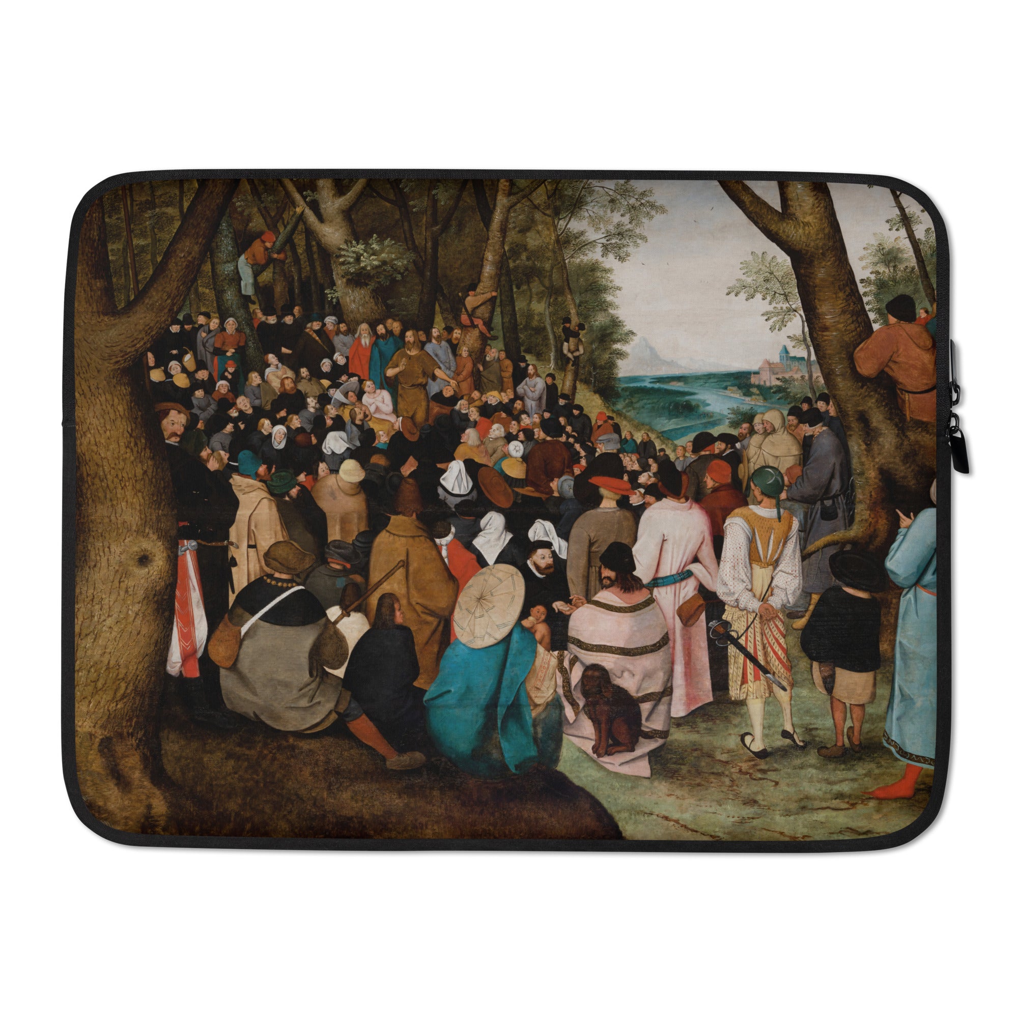 Laptop Sleeve-Pieter Bruegel the Elder-Sermon of Saint John the Baptist