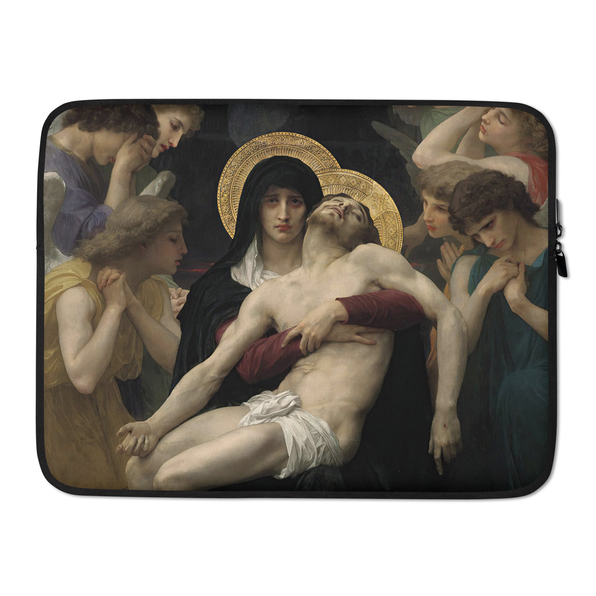 Laptop Sleeve-William-Adolphe Bouguereau-Pieta