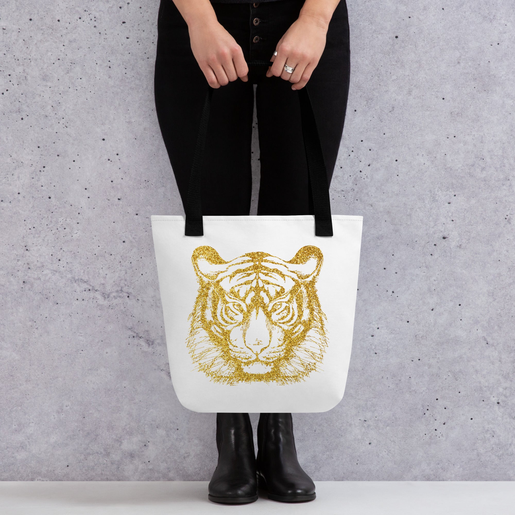 Tote bag- Tiger White
