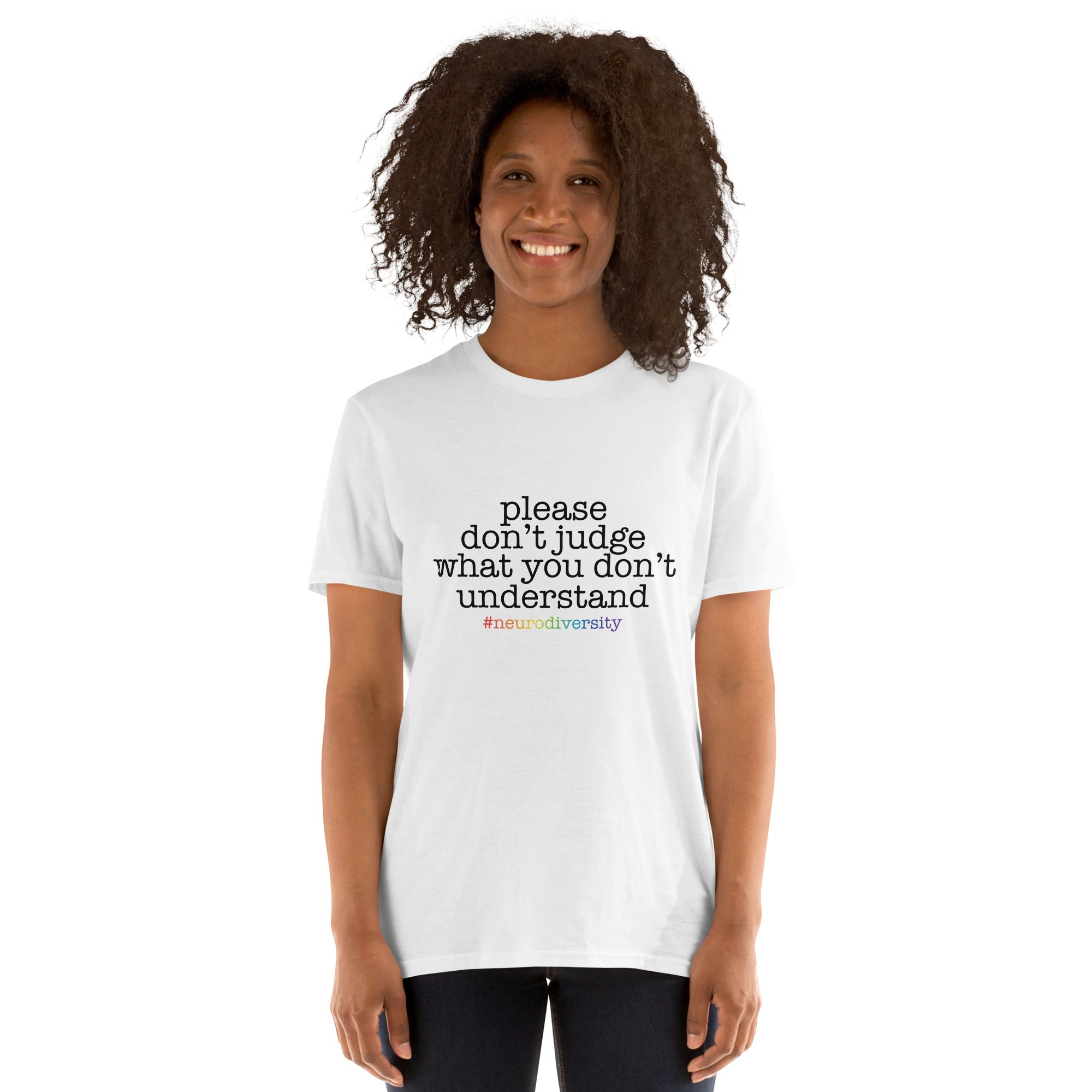Short-Sleeve Unisex T-Shirt- ADHD- Please Dont Judge