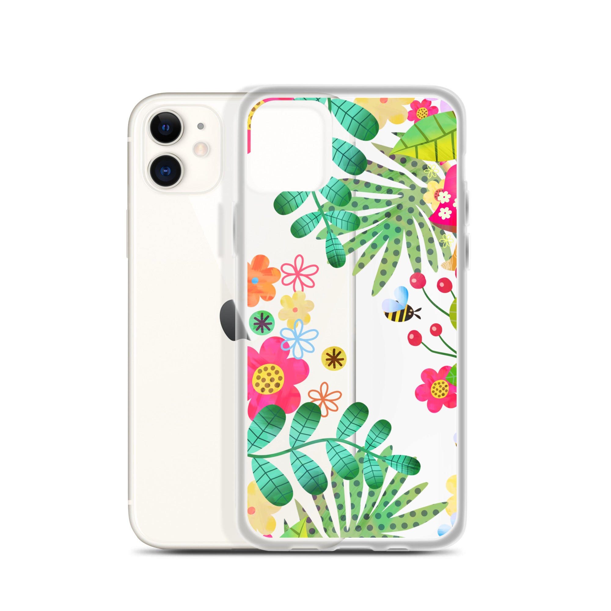 Clear Case for iPhone®- Enchanted Forest Design III