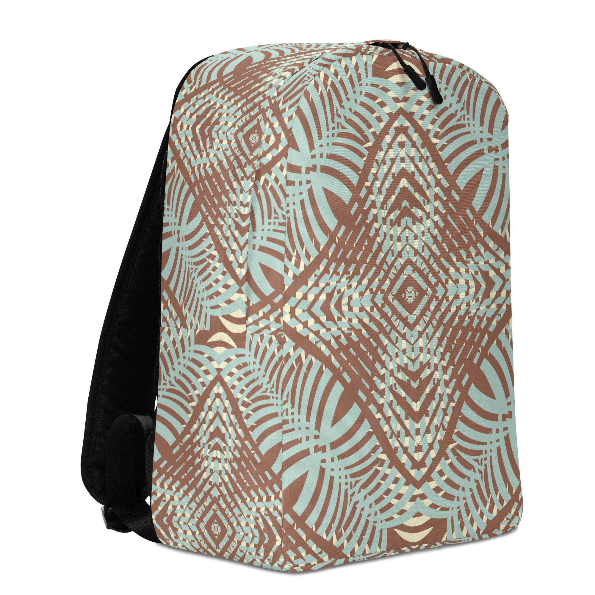 Minimalist Backpack- African Motif Pattern II
