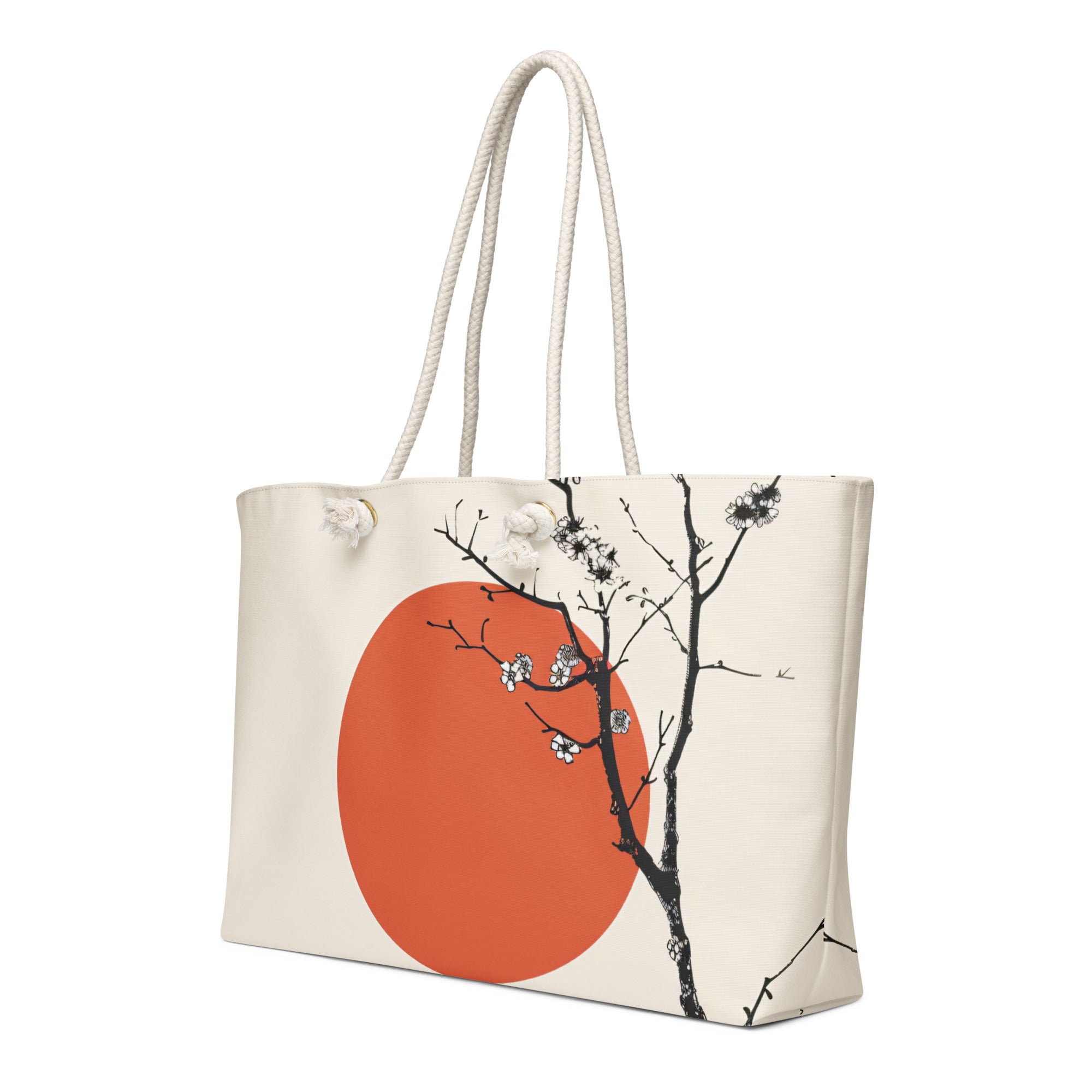 Oversized weekender bag-Japanese Sunset I