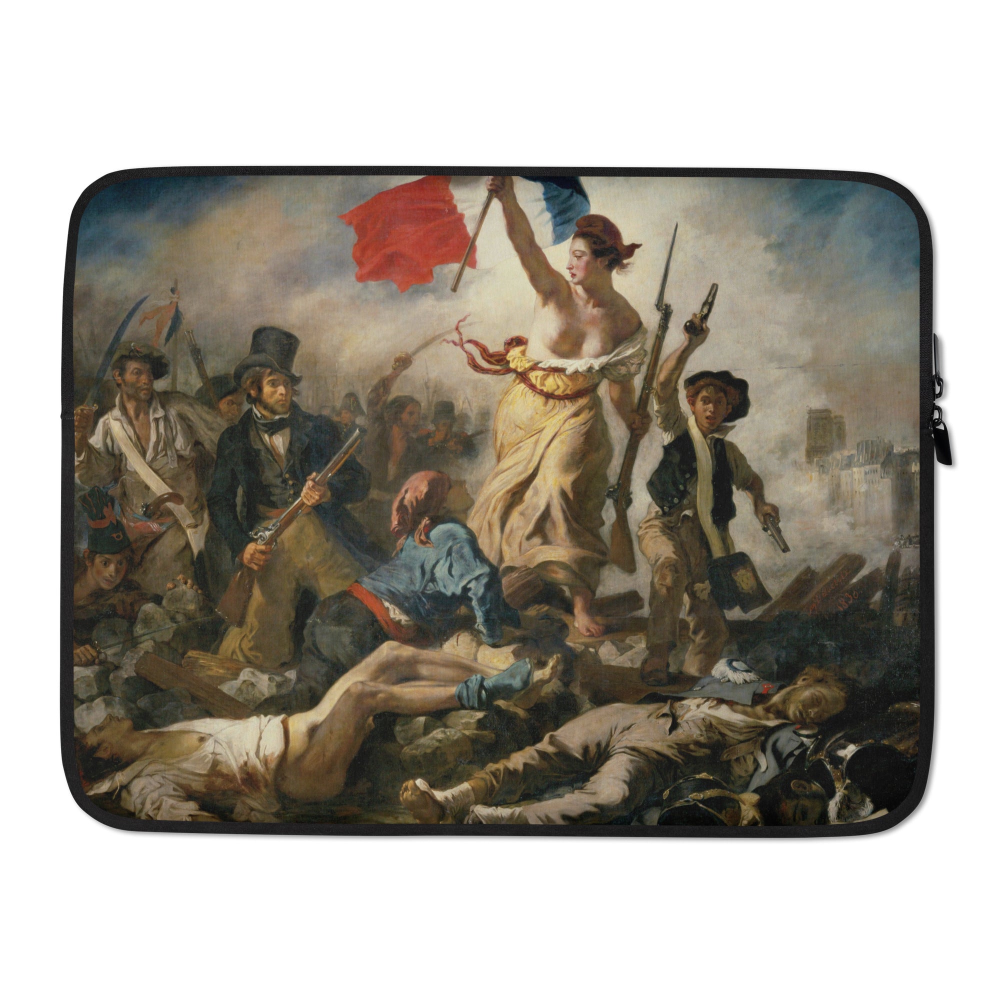 Laptop Sleeve-Eugene Delacroix-Liberty Leading the People