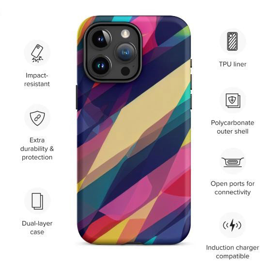 Tough Case for iPhone®- Abstract Pattern I