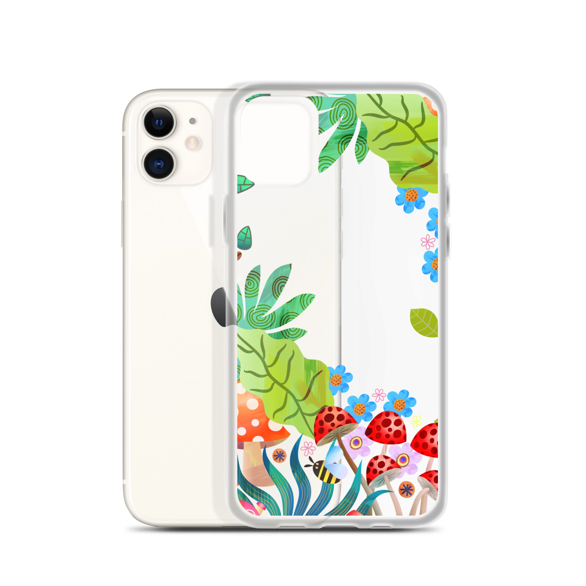 Clear Case for iPhone®- Enchanted Forest Design II