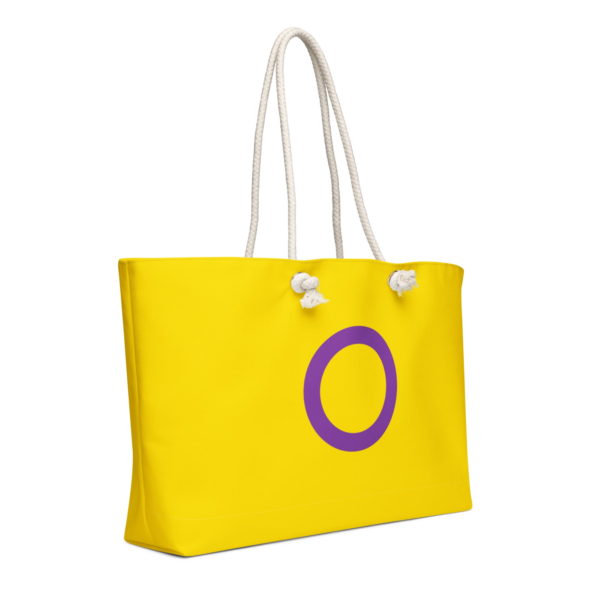 Oversized weekender bag-Intersex Flag