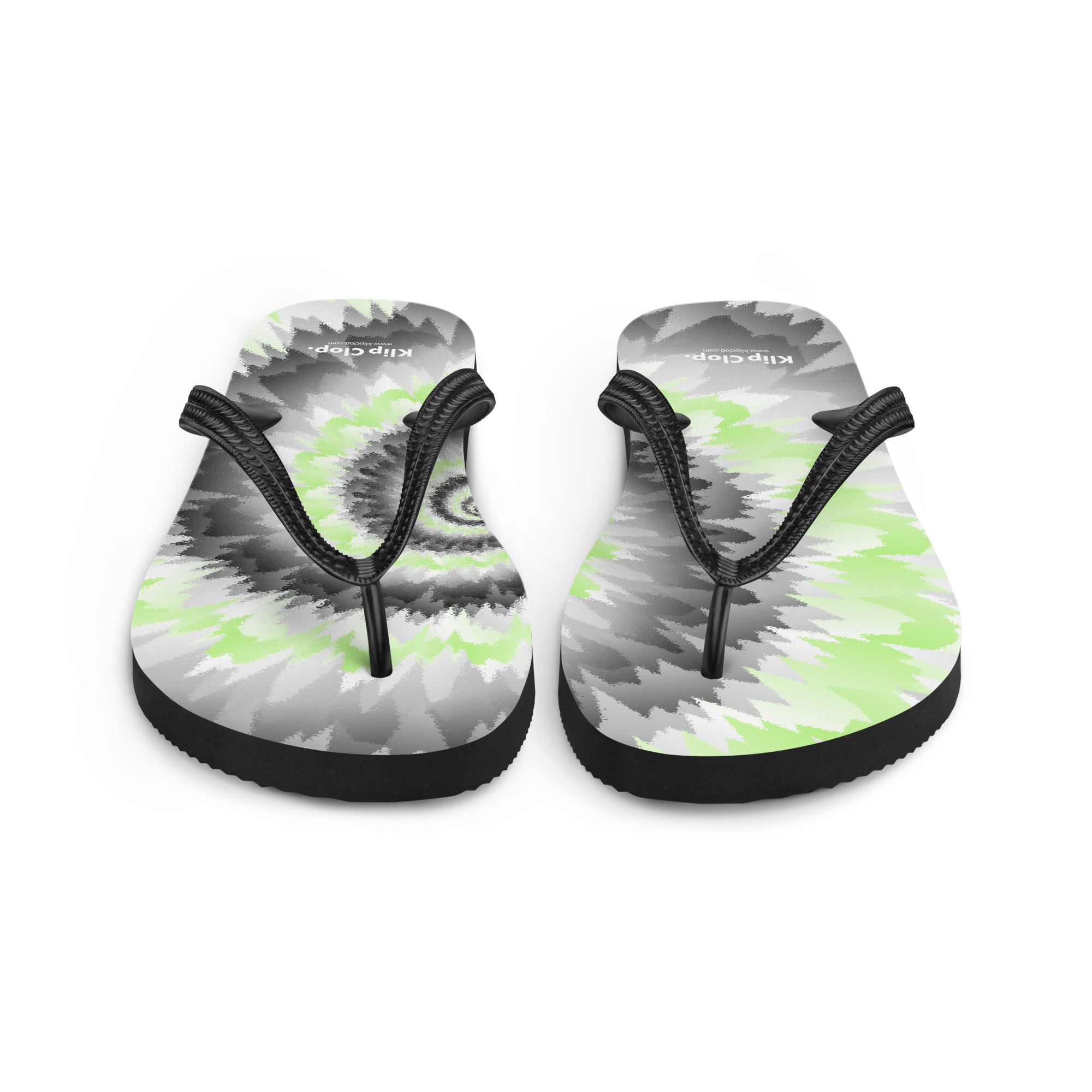 Flip-Flops-Tie Dye Spiral-Agender