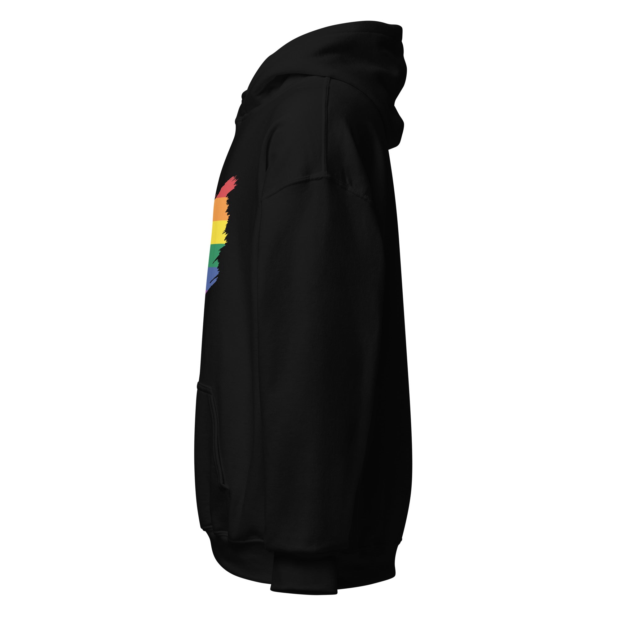 Unisex Hoodie-Pride Rainbow Grunge Flag
