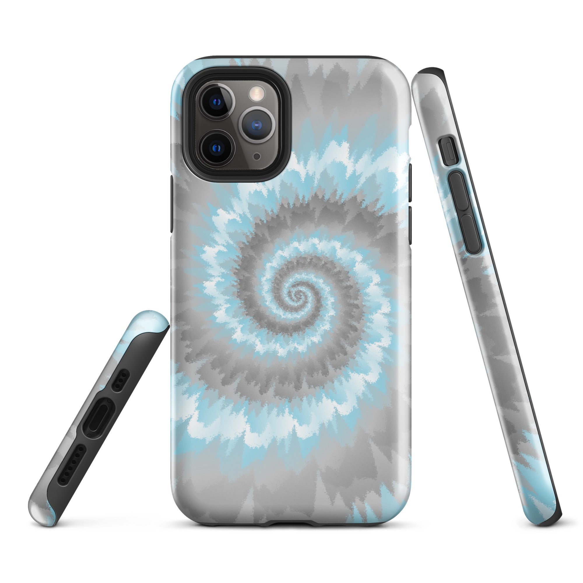 Tough Case for iPhone®-Tie Dye Spiral - Demiboy