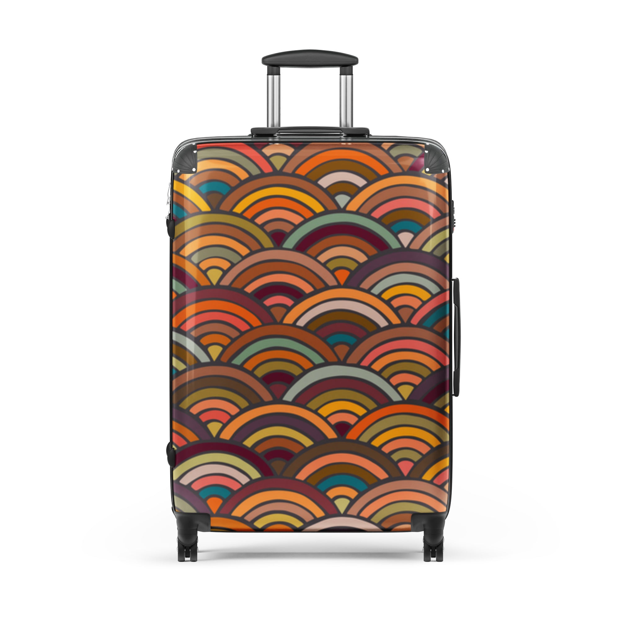 Hard-shell suitcase-Japanese Line Pattern I