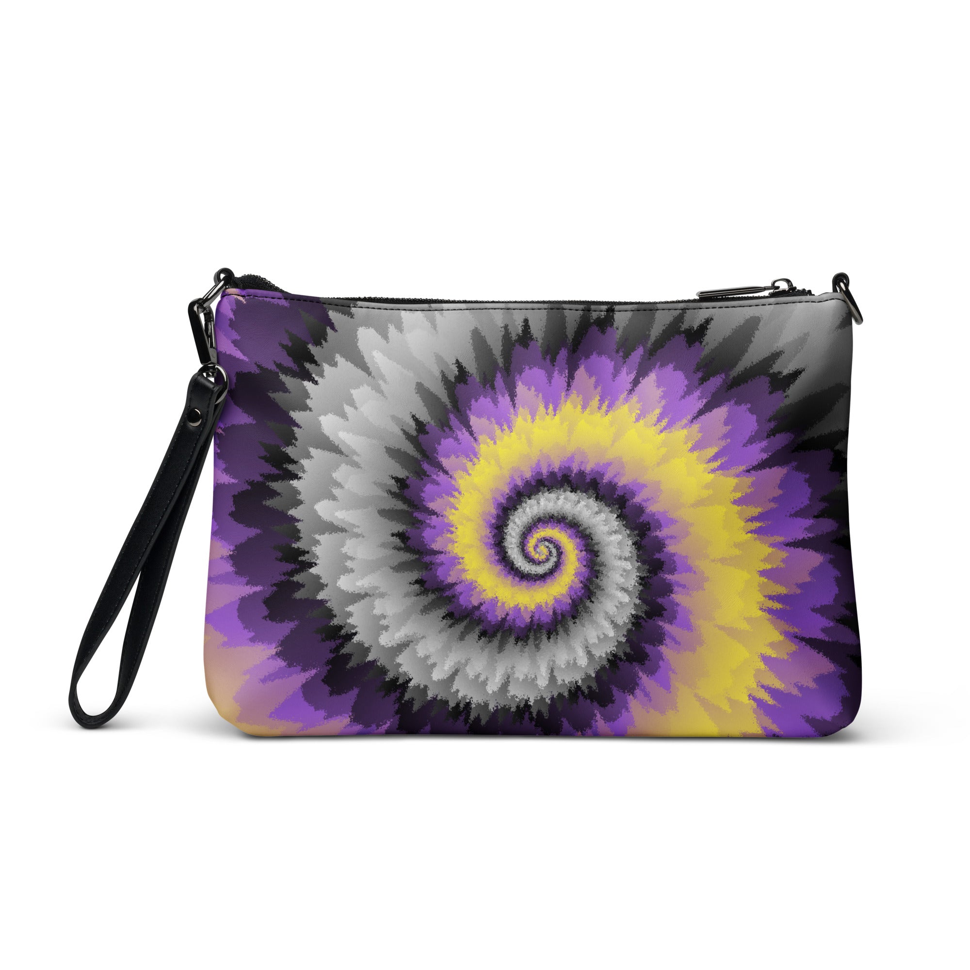 Crossbody bag- Tie Dye Spiral- Nonbinary