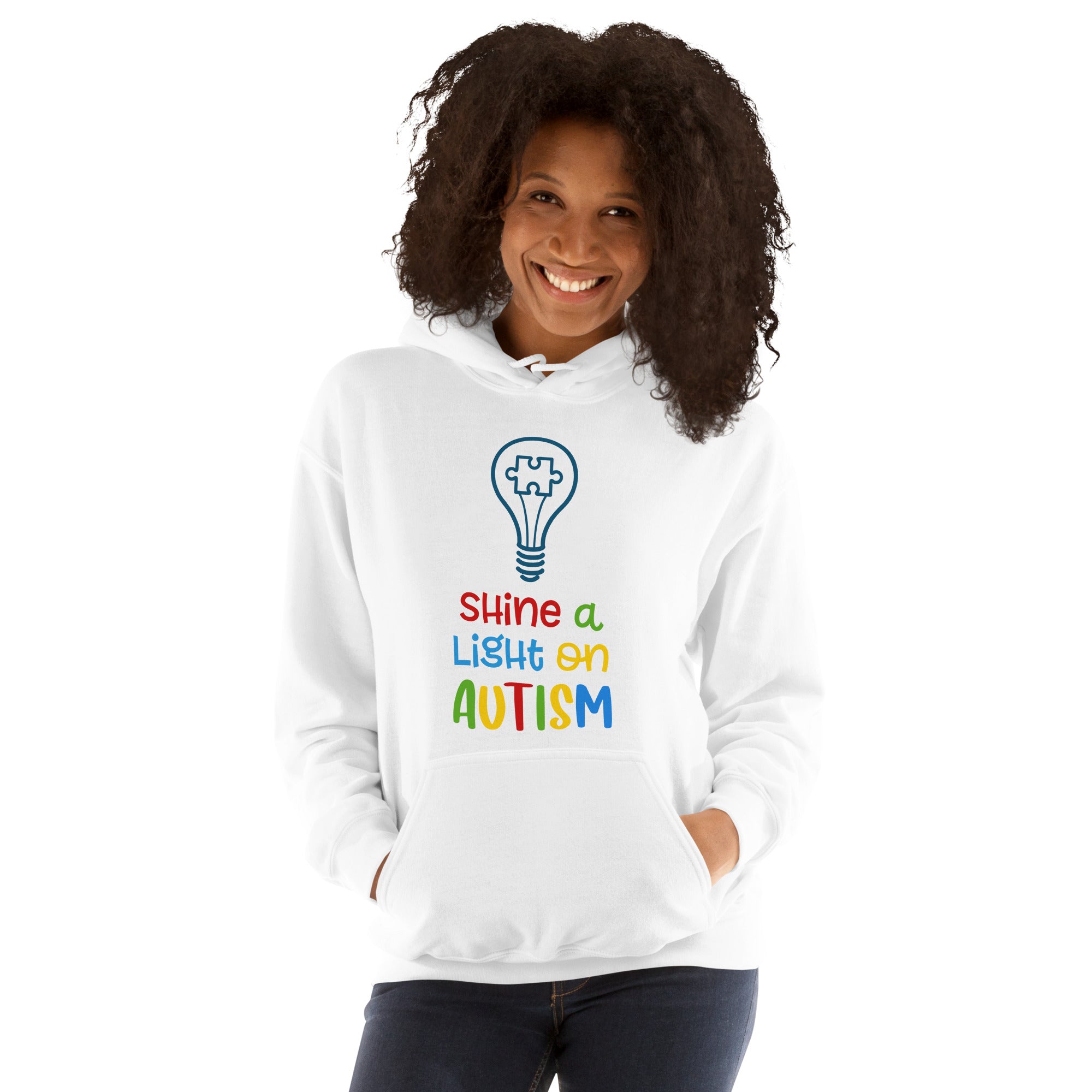 Unisex Hoodie- Shine a light on autism